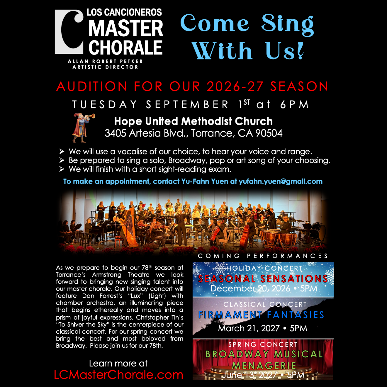 Come Sing With US!