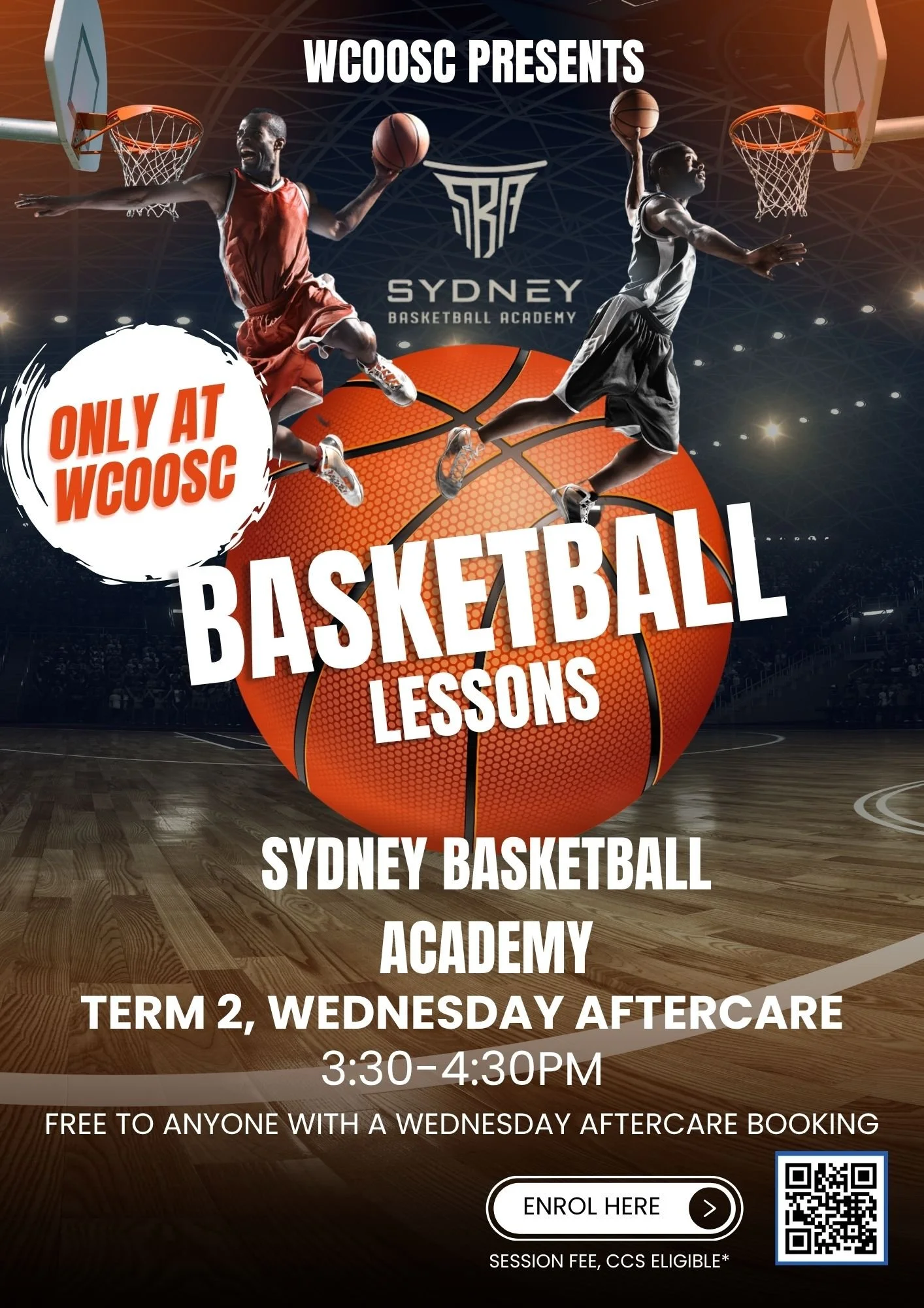 Sydney Basketball Academy Lessons (WEDNESDAYS)