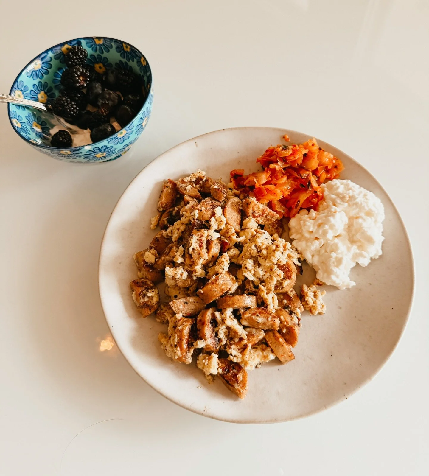 sixty gram protein plate. too often we blame our bodies for the way we neglect it. our body is not to blame for the insufficient care we provide. the best part about nourishing your body well is if you do it intentionally you don&rsquo;t have to thin