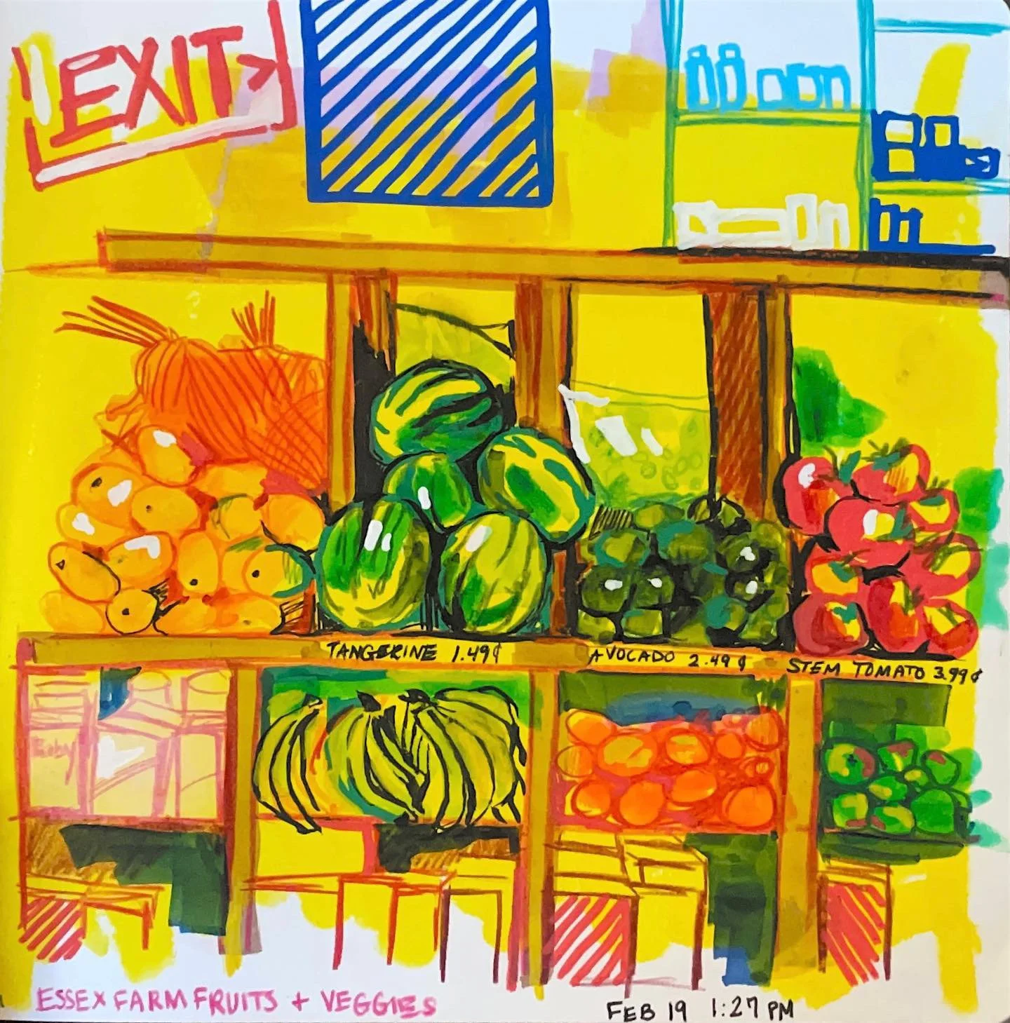 Essex Market Fruit Stand