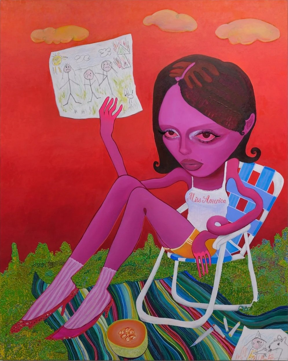 "Family Portrait" 
Size: 10.75x14 inches
Paper: Fine art giclée
Edition: Hand Signed | Limited edition
Price: $65.00