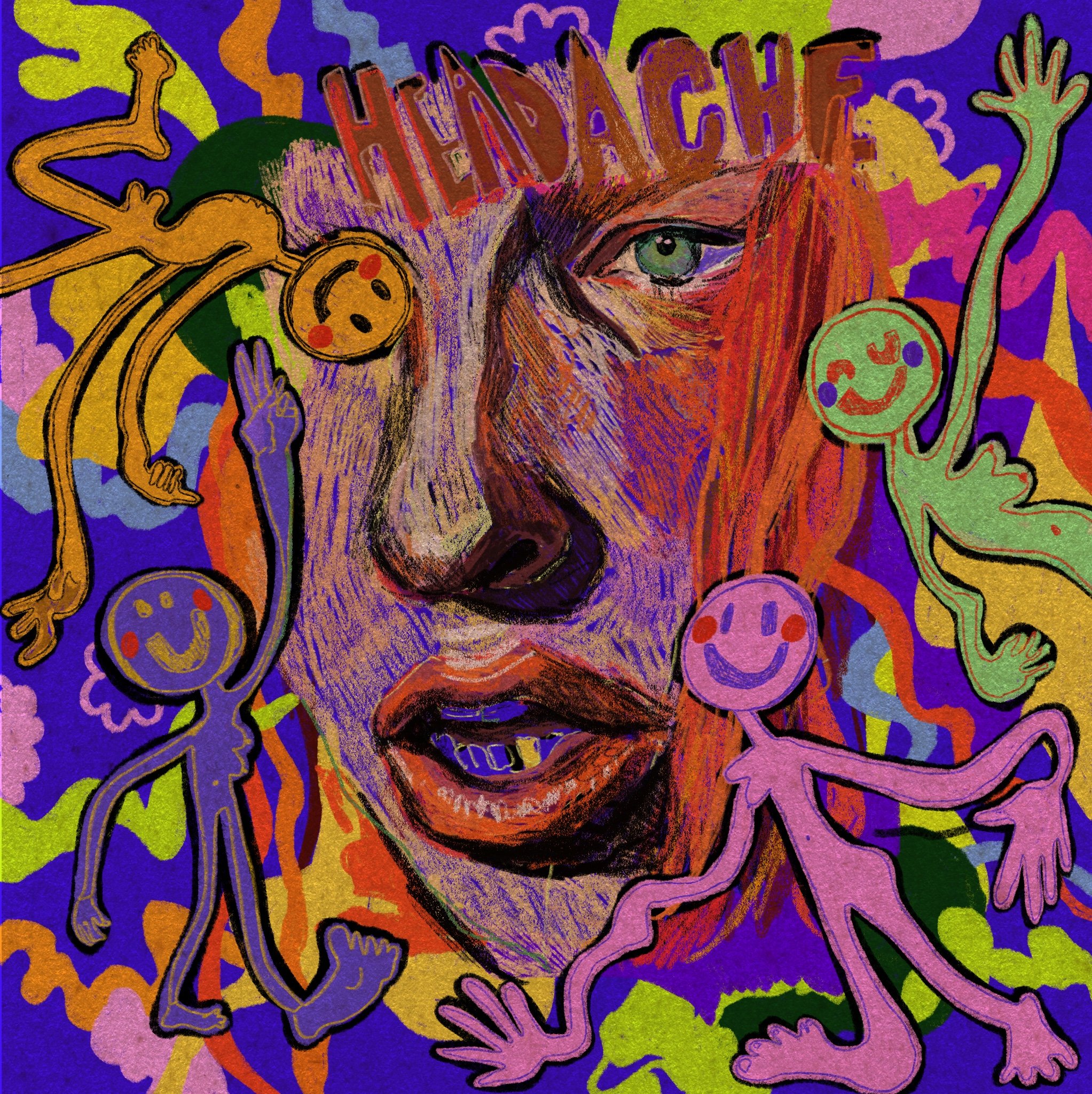 "Headache", 2021, digital