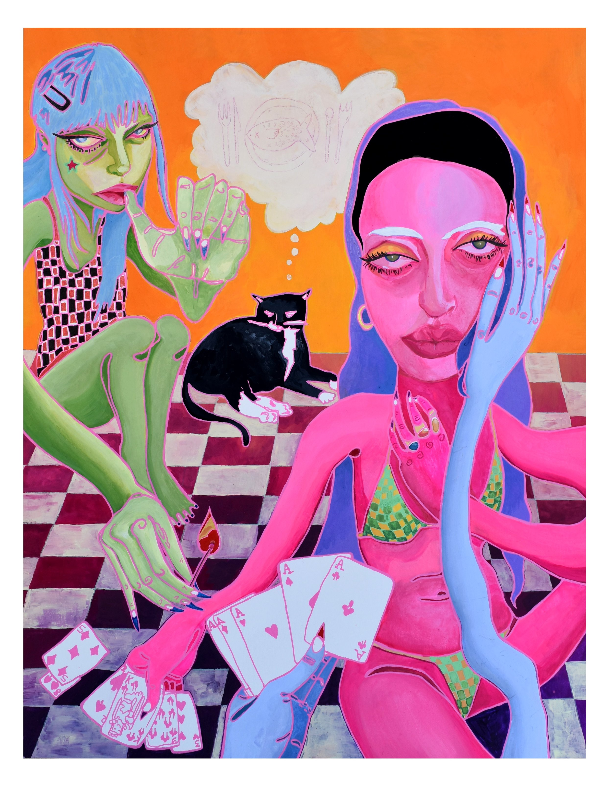 "Flimflam, Hornswoggle & Other Solacing" 
Size: 10.75x14 inches
Paper: Fine art giclée
Edition: Hand Signed | Limited edition
Price: $65.00