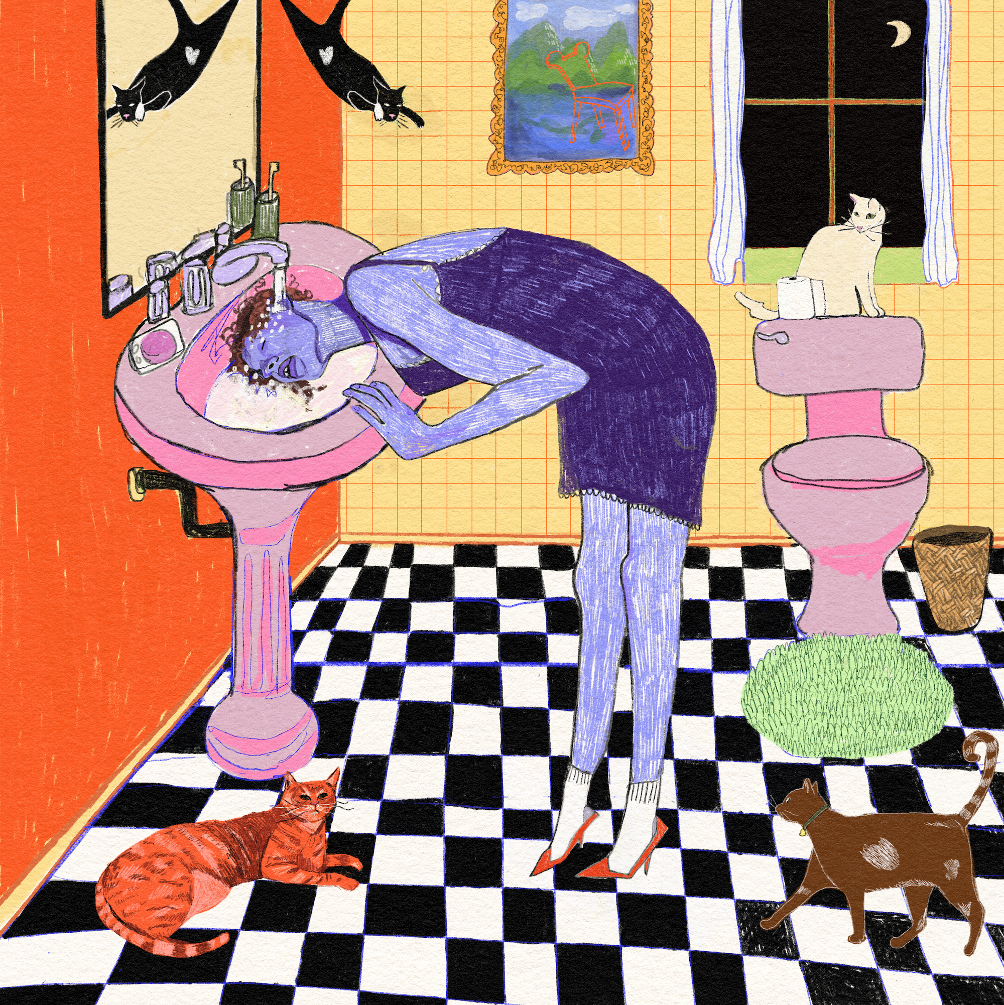 "Wash Your Face", 2021, digital