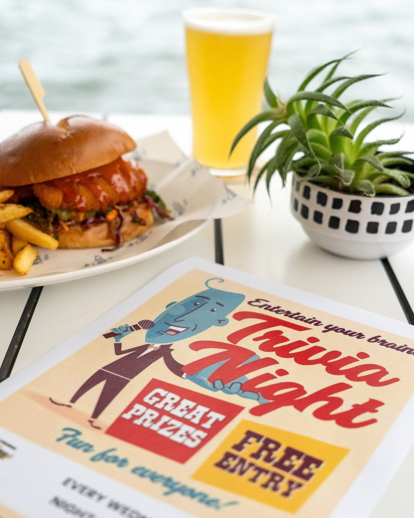 Trivia Night is calling 📣
Wednesdays from 7pm &mdash; grab your smartest mates, order a round, and battle it out for glory (and prizes).
Free to play. Fun guaranteed.
