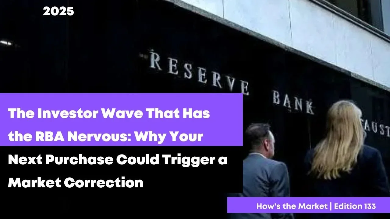 The Investor Wave That Has the RBA Nervous: Why Your Next Purchase Could Trigger a Market Correction