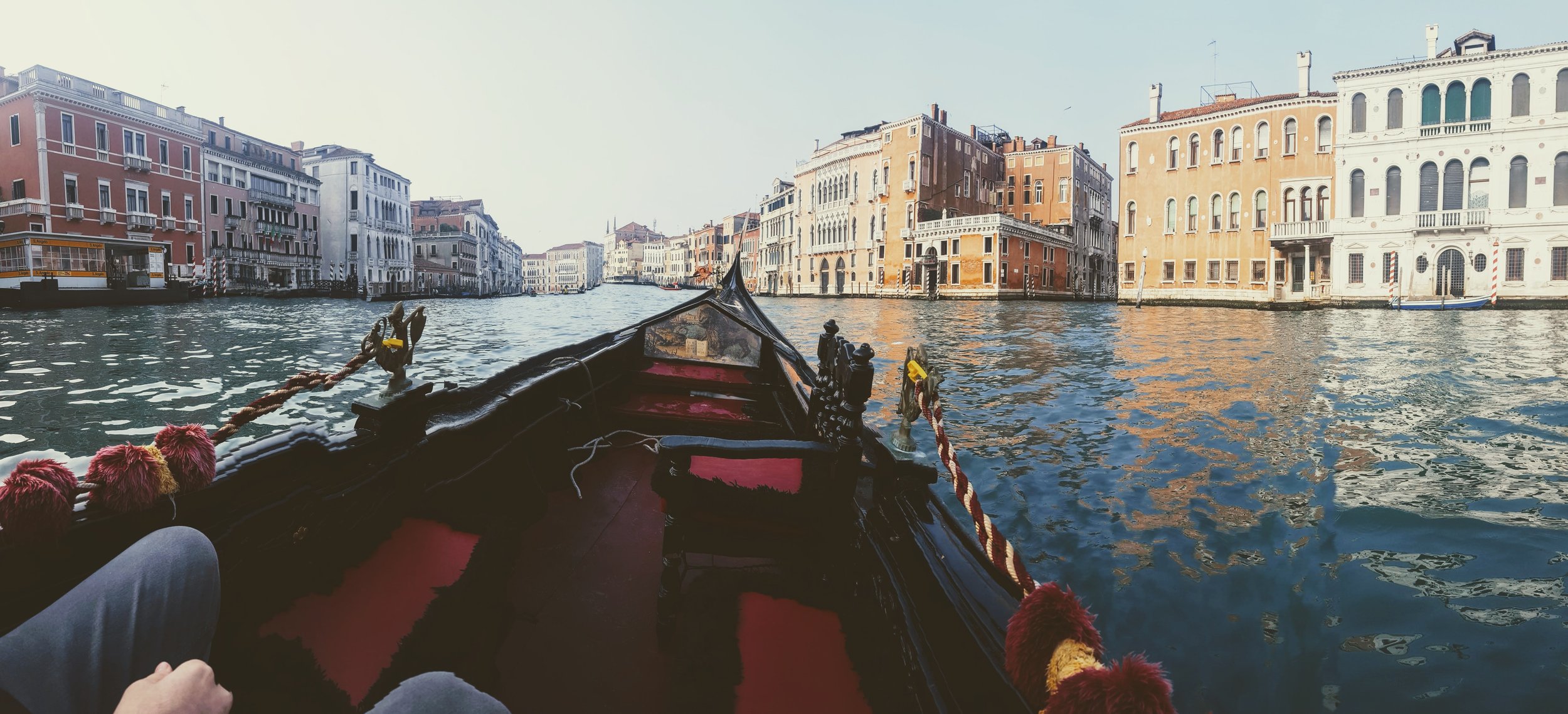 Gondola ride in Venice Italy