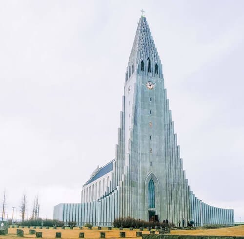 Hallgrimskirkja church in Reykjavik, Iceland