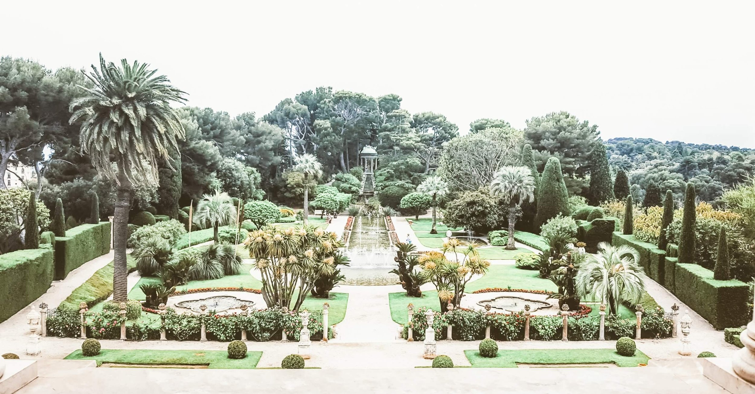 Gardens of Villa Ephrussi de Rothschild in Nice, France