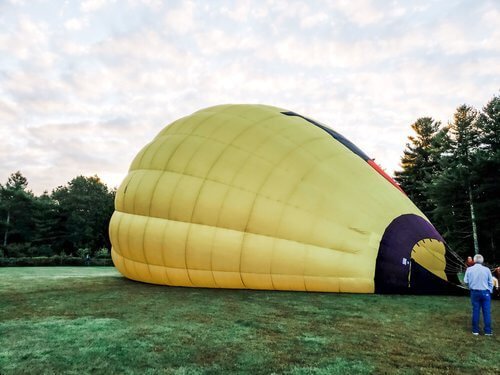 Hot air balloon sunrise tour in New Hampshire
