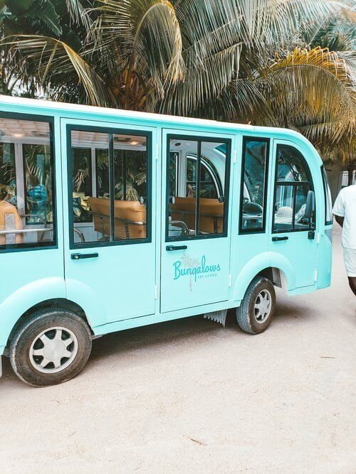 Tram at Bungalows Key Largo