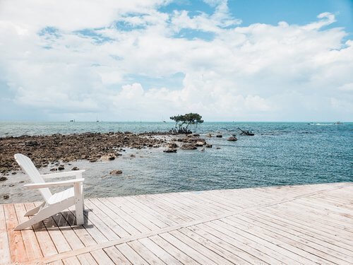 Boardwalk at Isla Bella Resort in Marathon, Florida