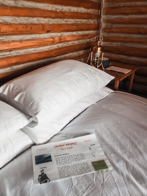 Cozy cabin rooms at Captain Whidbey Inn on Whidbey Island, Washington