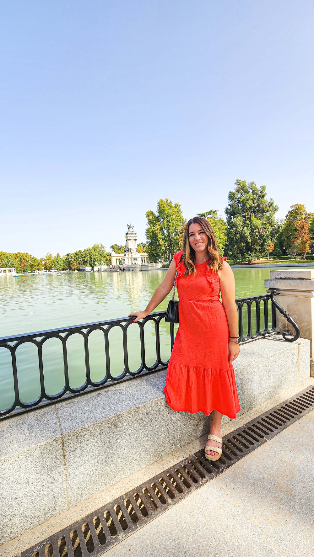 Retiro Park in Madrid, Spain