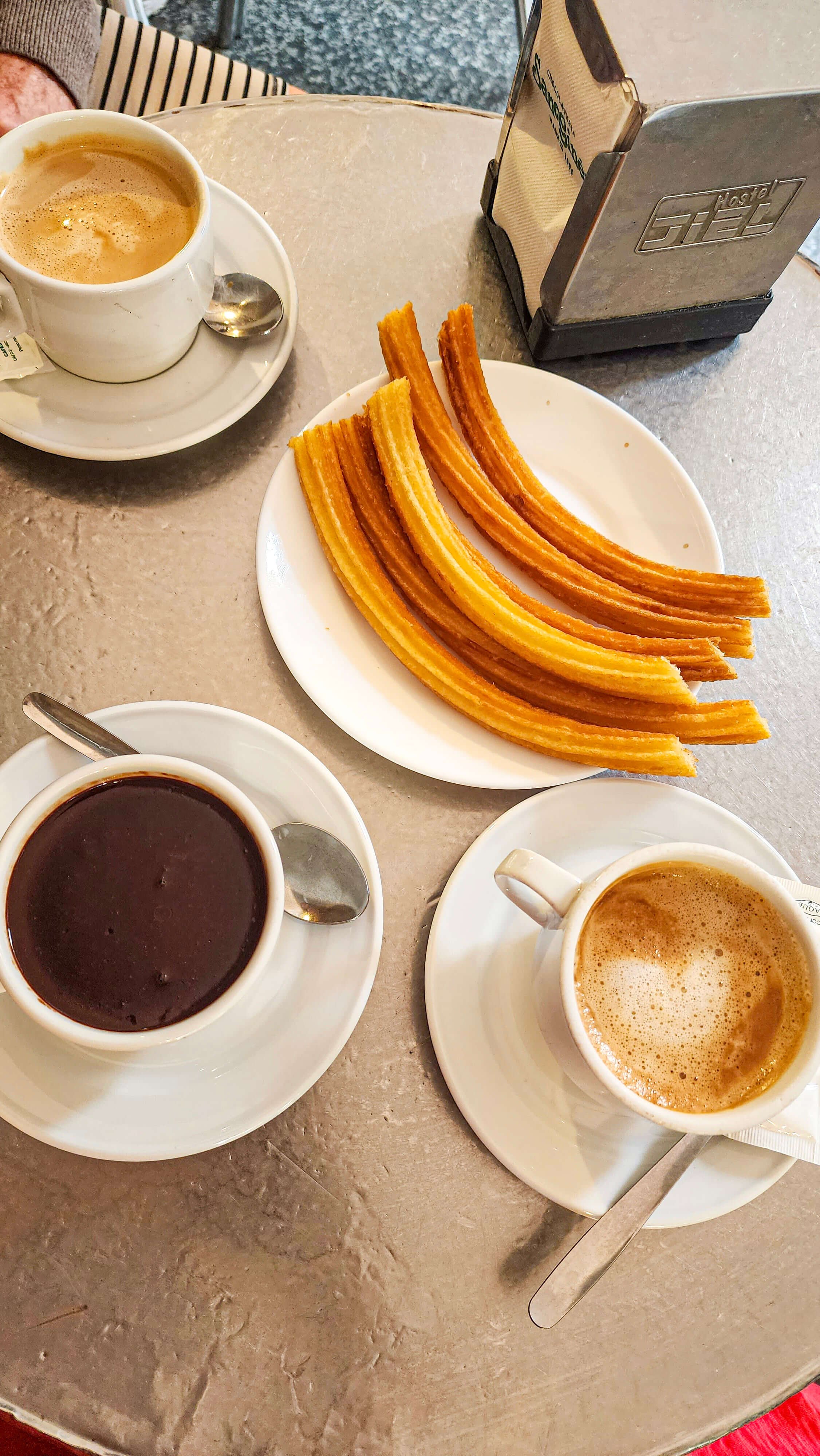 Churros from Chocolateria San Gines in Madrid