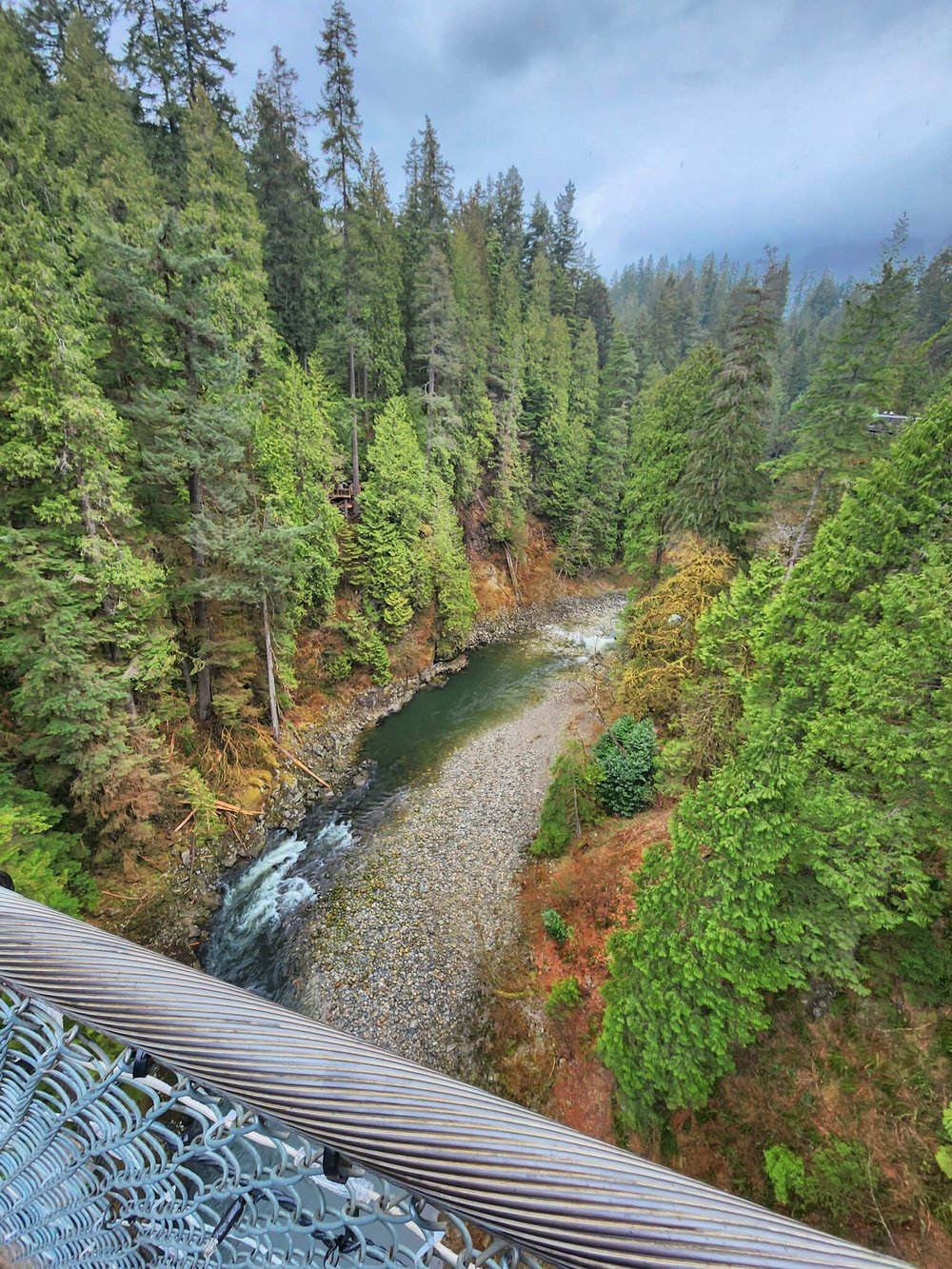 View of Capilano River in North Vancouver