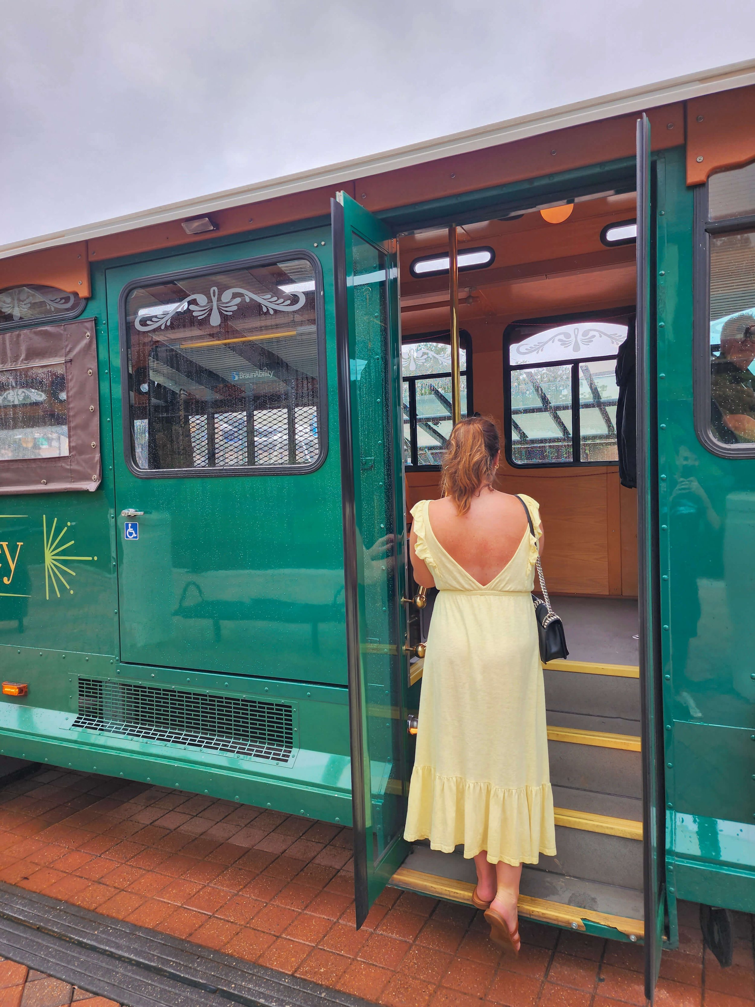 The Woodlands Town Center Trolley