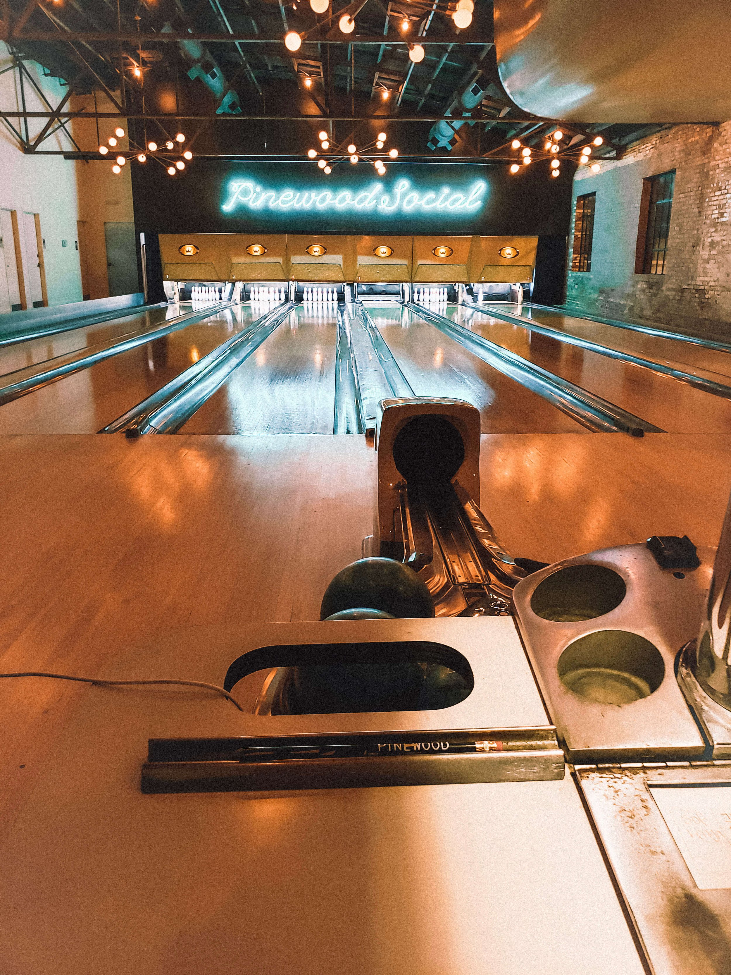 Pinewood Social Nashville bowling