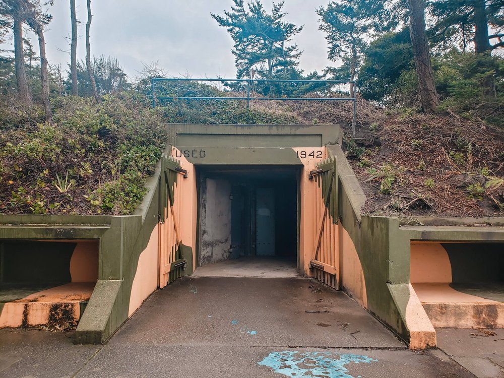 Bunkers at Fort Casey State Park on Whidbey Island