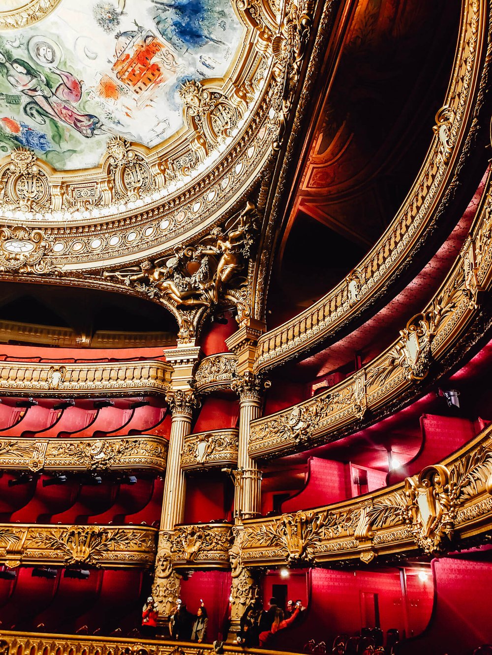 Inside Opera Garnier in Paris
