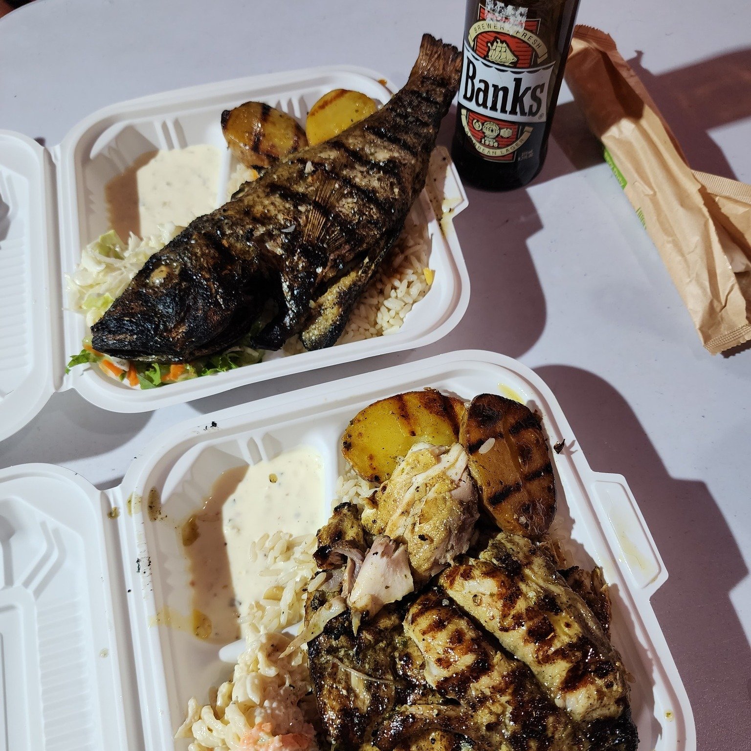 One of the best meals on my Barbados trip? It has to be from Oistin's Fish Market! While everyone talks about Pat's Place, and it's definitely popular, the best meal I had there was actually at Uncle George's!

Seriously, this was a hidden gem recomm