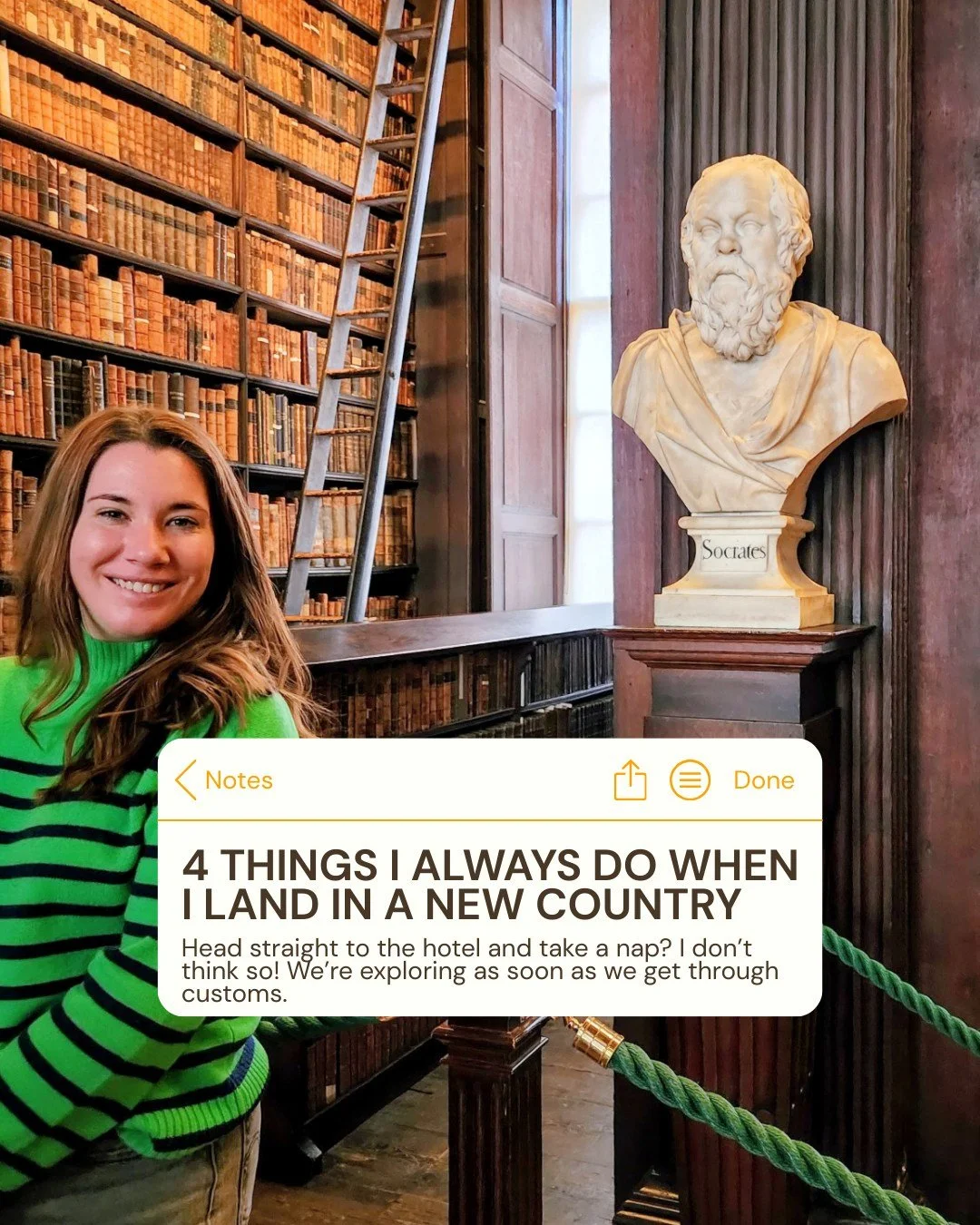 I love those first few hours in a new country when everything still feels unfamiliar and full of possibility. Over the years, I've learned that there are a few things that I always do after arriving in a new country, and I swear by them.

Here are 4 