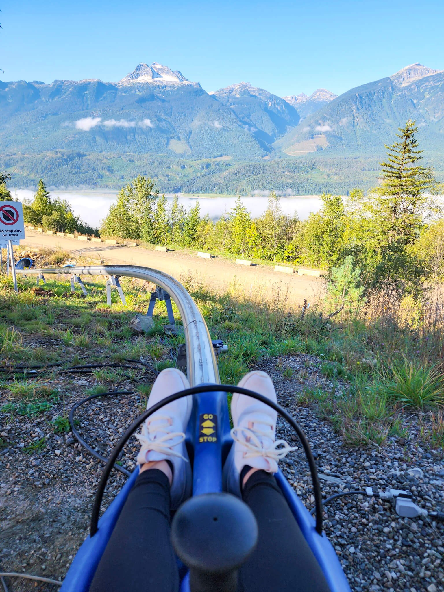 Pipe Mountain Coaster in Revelstoke