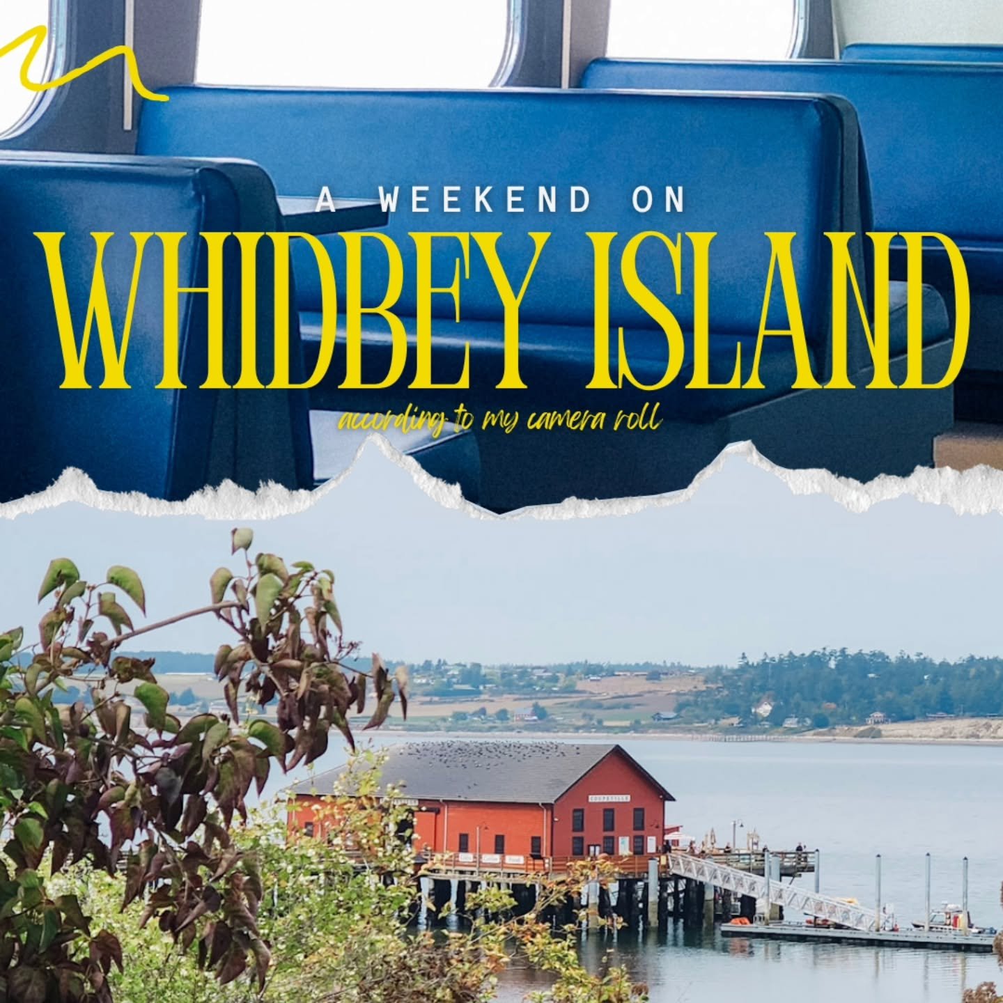 An early-fall weekend on Whidbey Island, starring a ferry ride, a walking tour through the actual town where Practical Magic was filmed, and a drive-in premiere of the sequel 27 years later.

If you know, you know: Coupeville is Practical Magic. This
