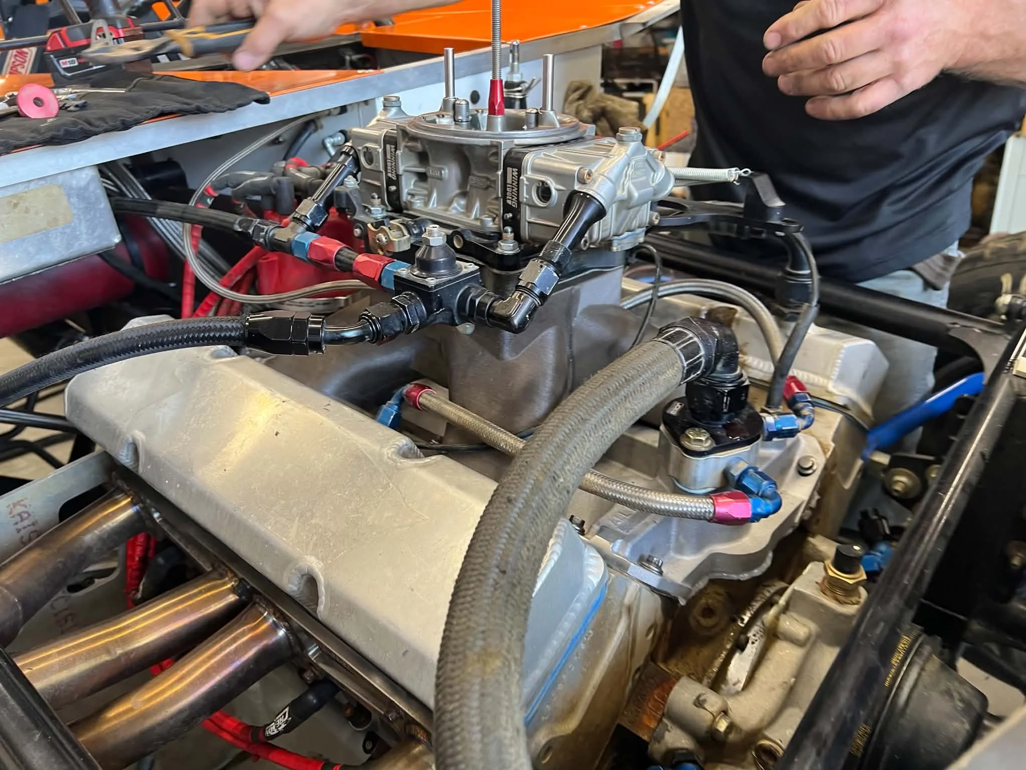 A PPS Glass Fiber reinforced 3D printed intake manifold made on a GZERO Additive 43 Series machine