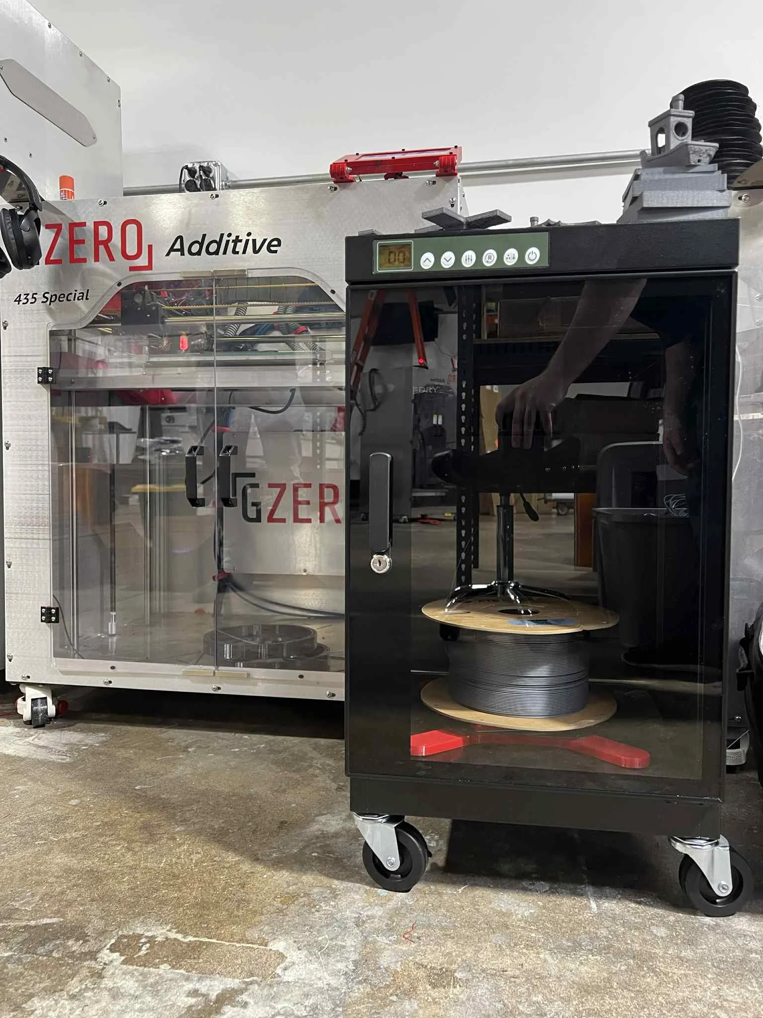 GZERO Additive Filament Storage and Print Cabinet