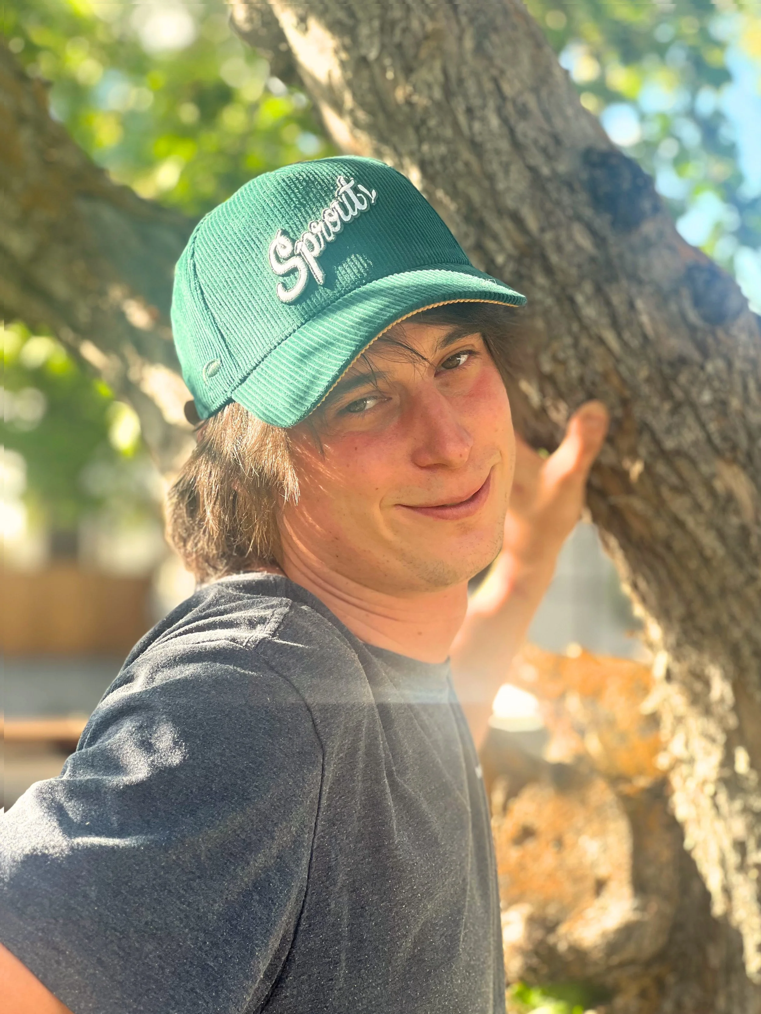 Caleb is featuring our Sprout Ball Caps 🌱🧢 Easy to wear anywhere life takes you &mdash; from golf days and hikes to lake hangs and everything in between.

Available in corduroy in four shades: Forest Green (pictured here,) Mint, Ocean Blue and Dust