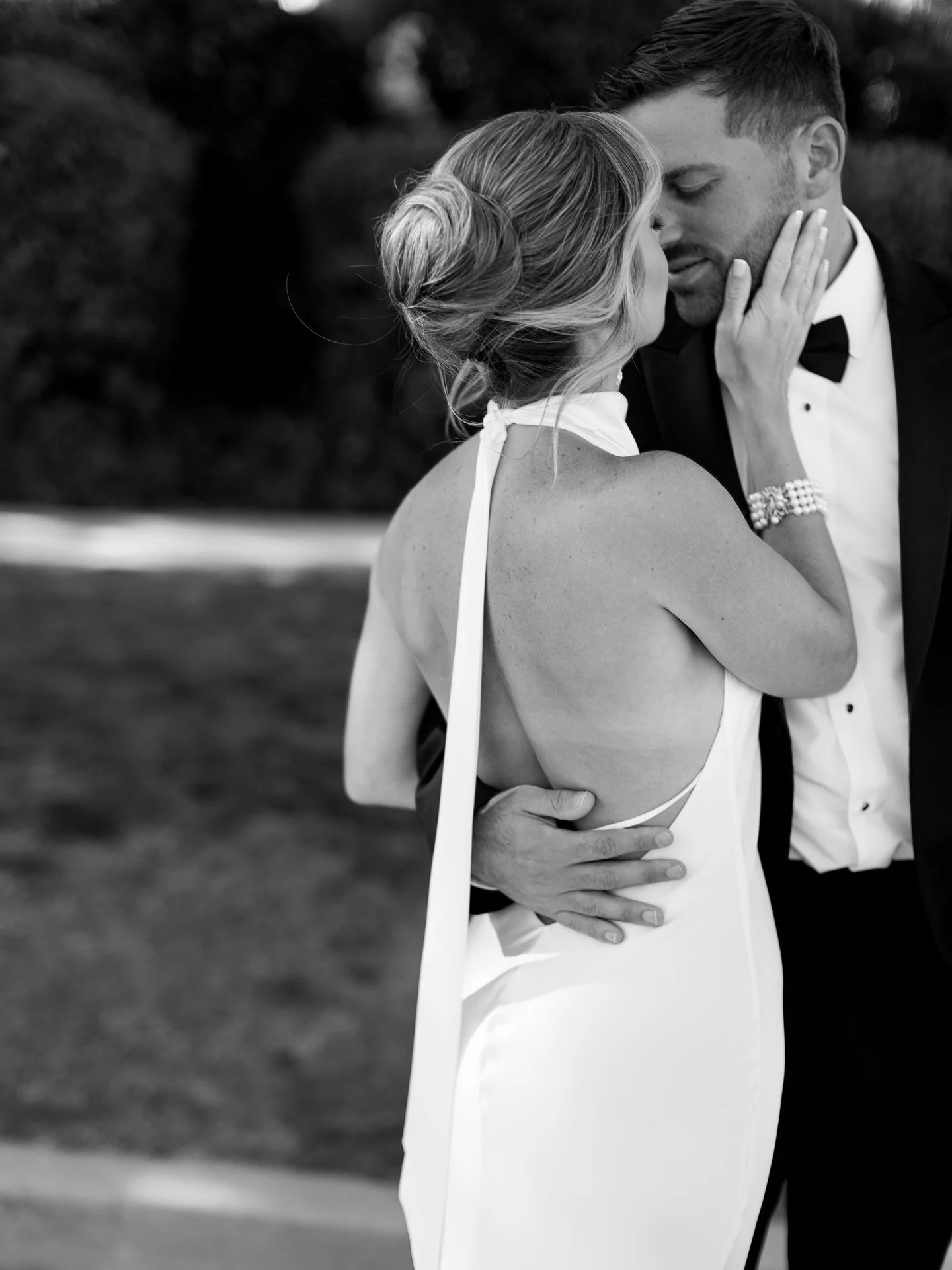 Too many goodies from Ariel &amp; Johnny&rsquo;s gorgeous day🖤

Couple: @ariel_markowitz29 @johnnyc_sports 
Venue: @whoboken 
Dress: @grace_loves_lace 
Tux: @tuxedosbymalzone 
Makeup: @kcglamour 
Hair: @hairbycaseyveda 
Florist: @atoeevents 
DJ: @dj