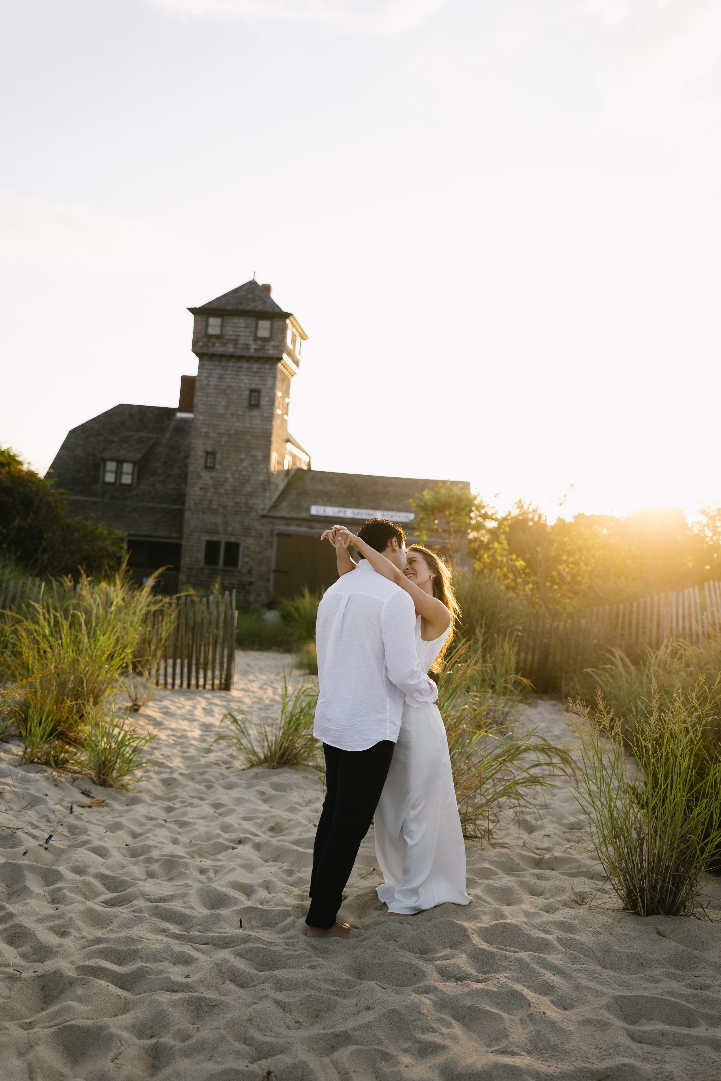 Ashley + John’s Jersey Shore Beach Engagement