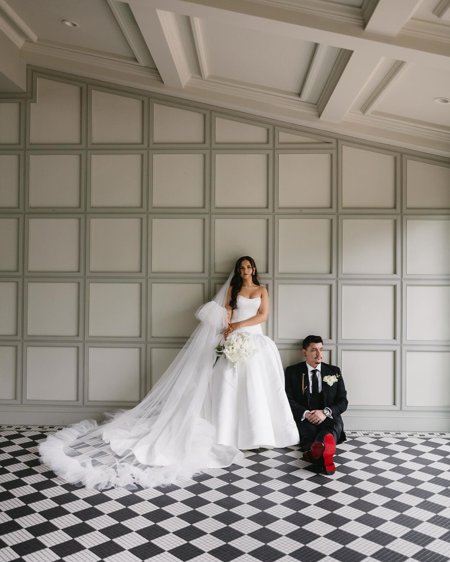 Holy smokes&hellip; what a beautiful day. Morgan &amp; Nick 🖤

Couple: @morganalyssa98 @nickkelbaugh 
Wedding Planner: @champagnemagnoliasevents 
Venue: @hotelduvillage 
Photo: @jenmarvelphoto 
Video: @alenkafilms 
Florist: @ivyonmainfloral 
DJ: @pr