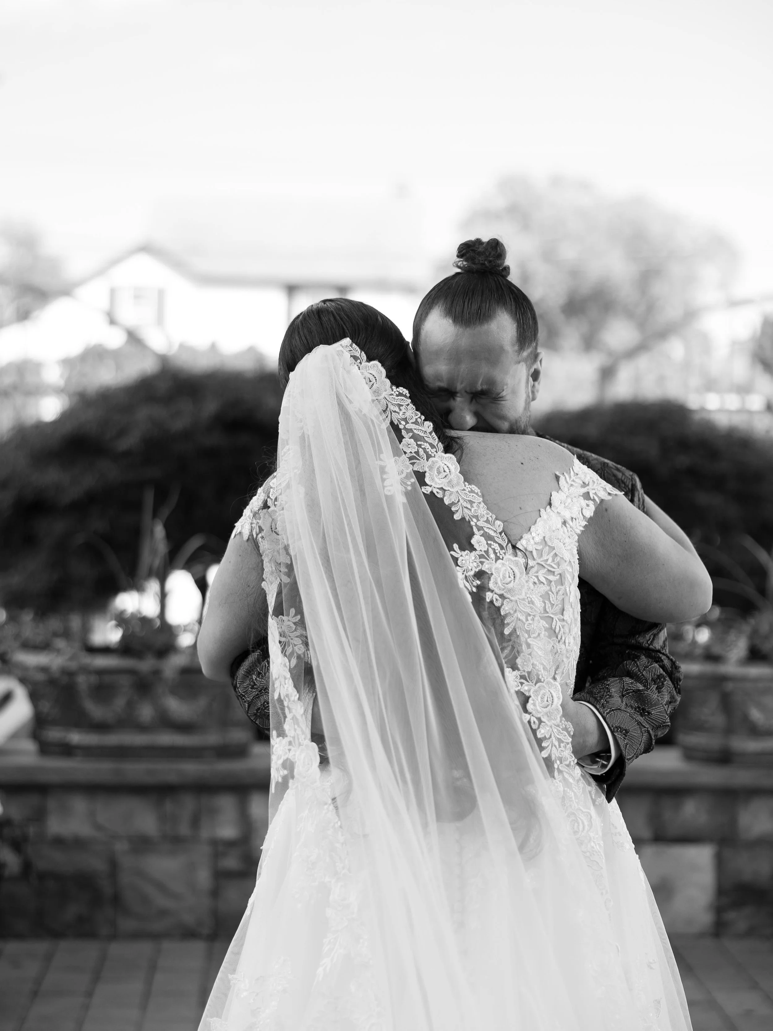 The moment when you get to see your best friend on your wedding day! Honestly there wasn&rsquo;t a dry eye in the house. Lots of tears shed but so many more laughs. 

The day took an unexpected turn when the venue smoke alarms suddenly went off, brin