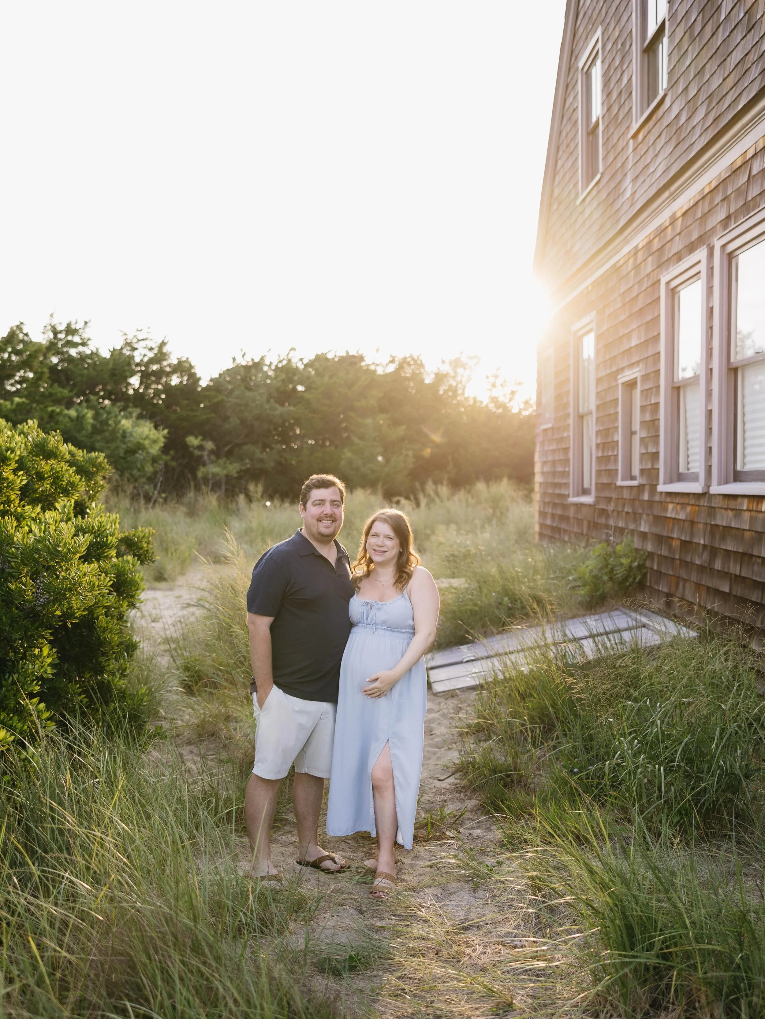 There&rsquo;s nothing I love more than seeing my wedding clients start their beautiful families. Always such a blast with you two, Niki and Matt. You are going to be the best parents to baby boy! 💙

@nikifrank 
@matt_isabella 

#njmaternityphotos #n