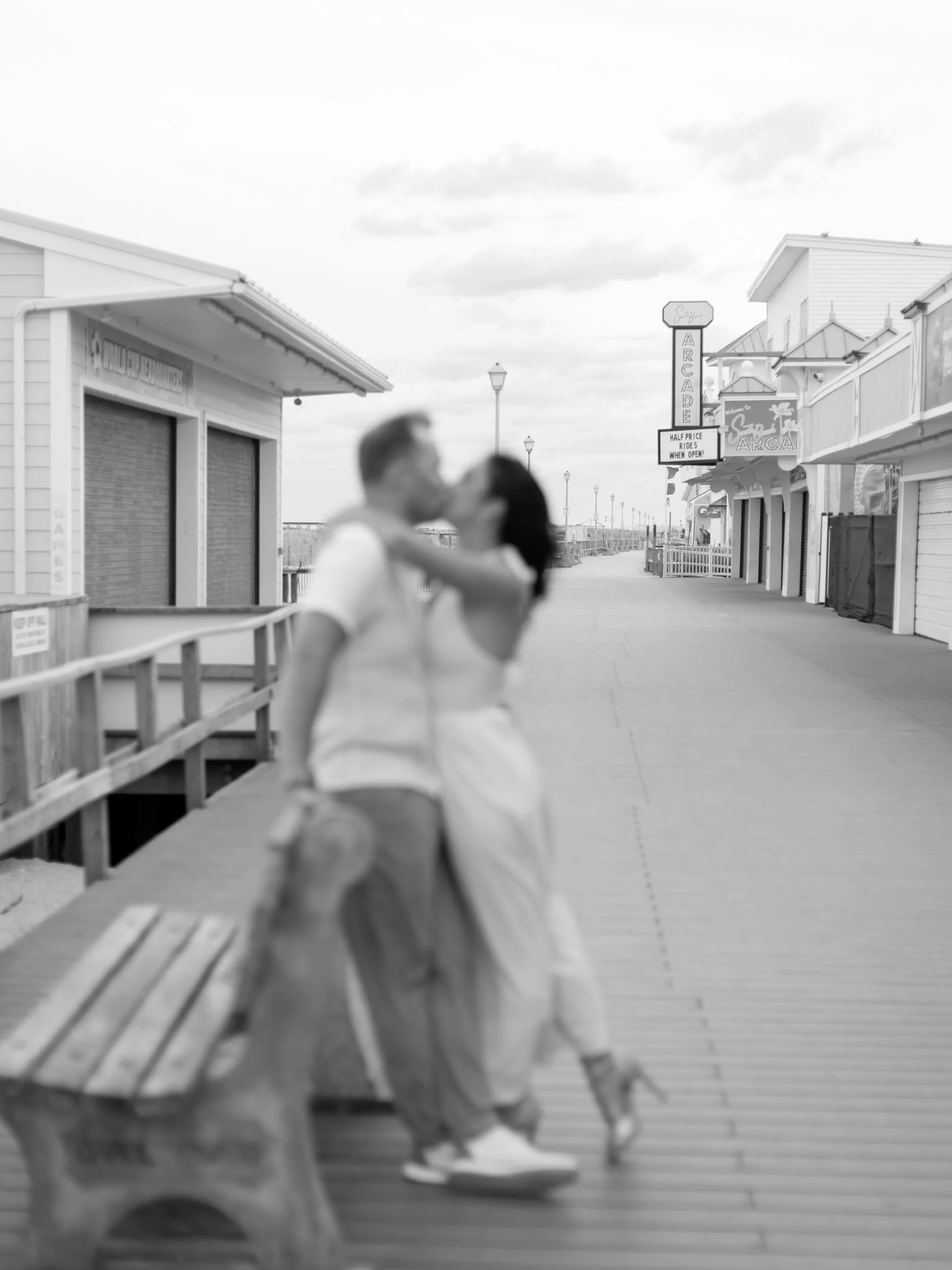Make your engagement a fun date night! 

Another awesome and windy session on the Point Pleasant boardwalk with Colleen &amp; Erik! Took a stroll, played some games and took lots of photos at memorable places they had date nights at. See you in the s
