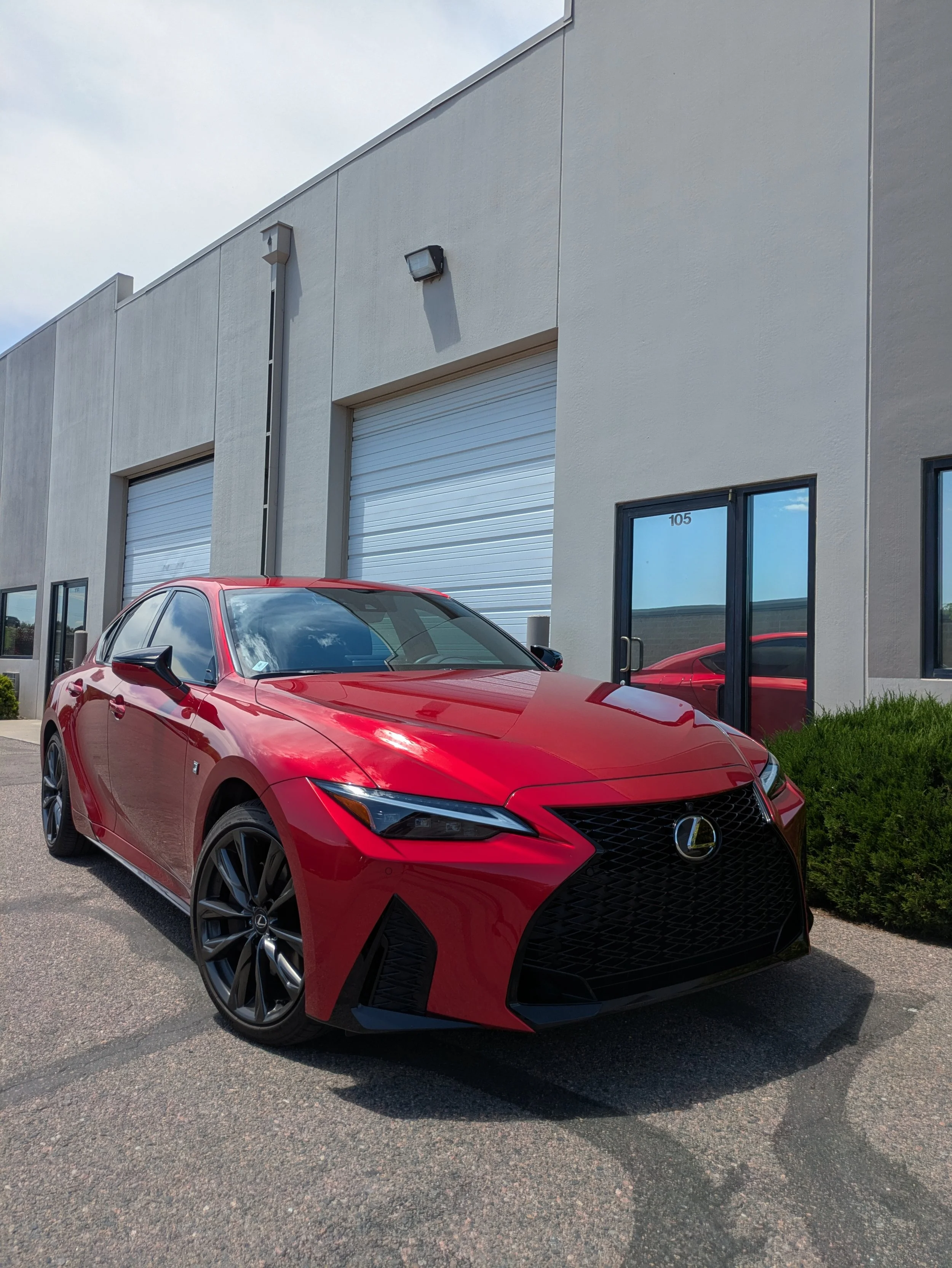 Lexus IS 350 Clear bra front end protection gloss STEK.jpg