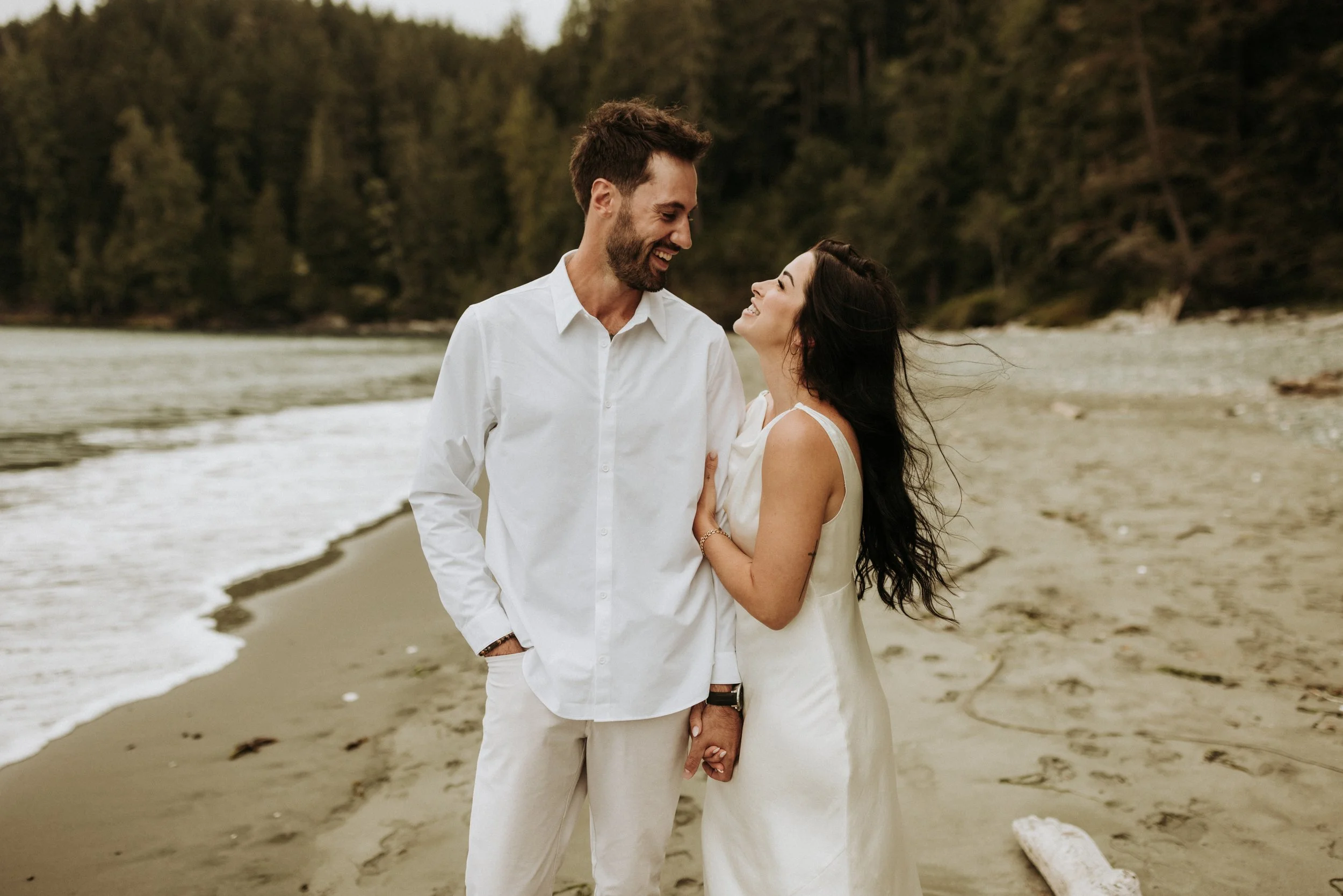 China Beach Engagement Shoot Vancouver Island