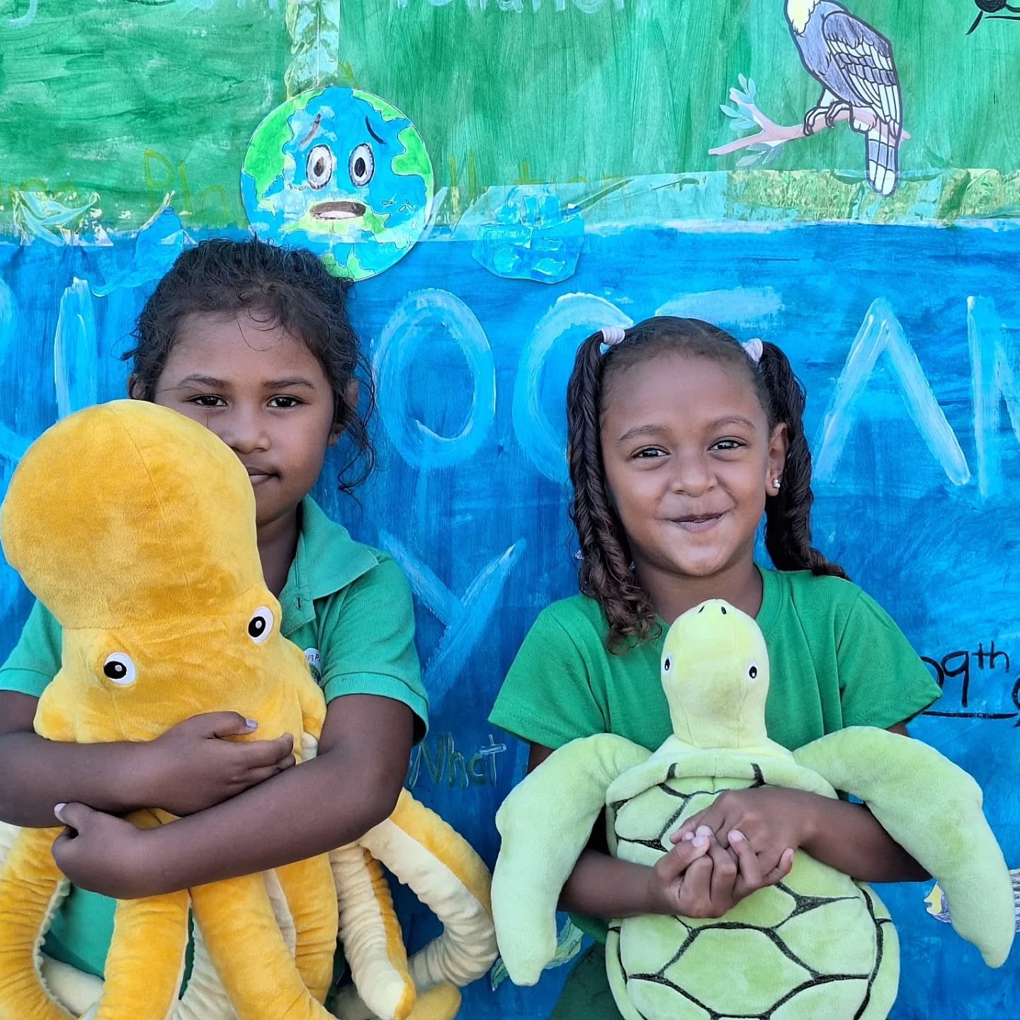 🌏🌊 Children across Buk bilong Pikinini libraries celebrated World Environment Day &amp; World Ocean Day! 🌿🐢
To mark these two important global events &mdash; World Environment Day (Ending Plastic Pollution) and World Ocean Day (Catalyzing Action 
