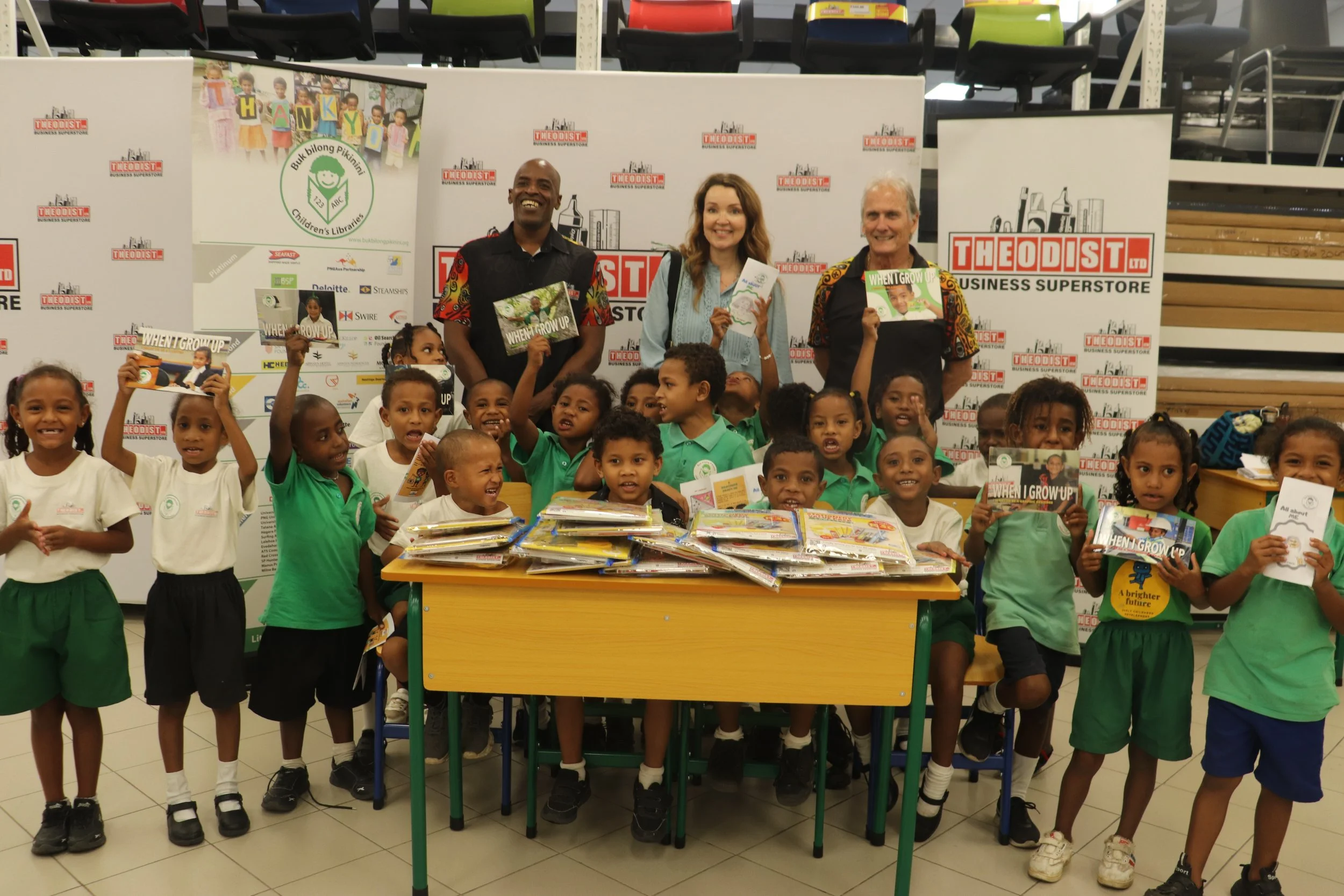 Buk bilong Pikinini Students Explore the World of Graphic Design at Theodist Print Shop