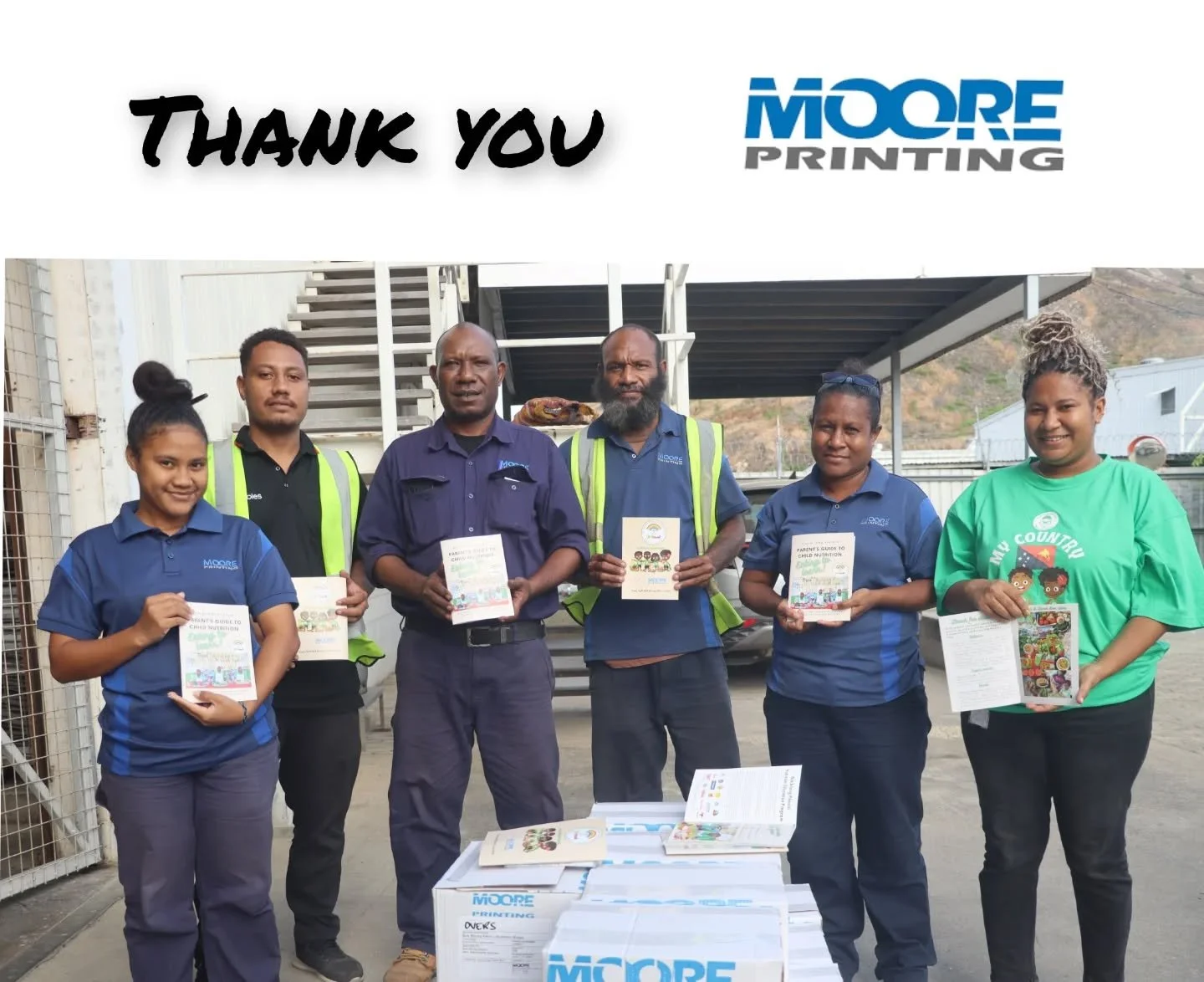 📚✨ A Big Thank You to Moore Printing! ✨📚

Thank you to Moore Printing for your generous support during Literacy Week 2025!

With your contribution of 2,000 printed copies of our brand-new 2025 Parents Nutrition Guide, valued at over K20,000, Moore 