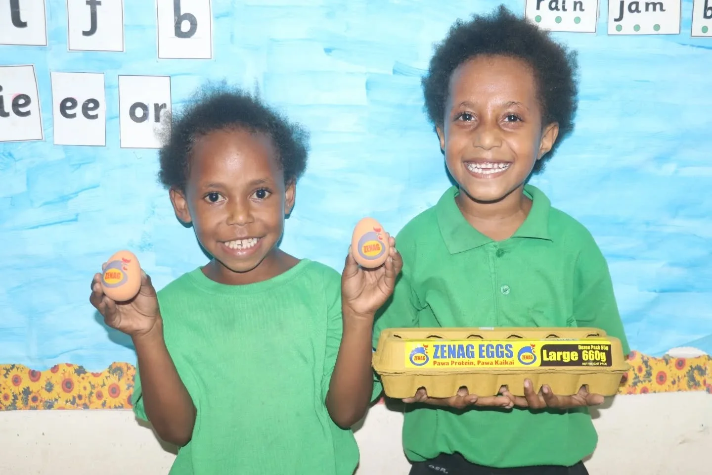 Thank You, Zenag Team! 🥚📚

A big thank you to the Zenag team for generously donating eggs to support all our Pom libraries during Buk bilong Pikinini&rsquo;s Literacy Week!

Your contribution played a key role in two wonderful events:

👩&zwj;🍳 Pa