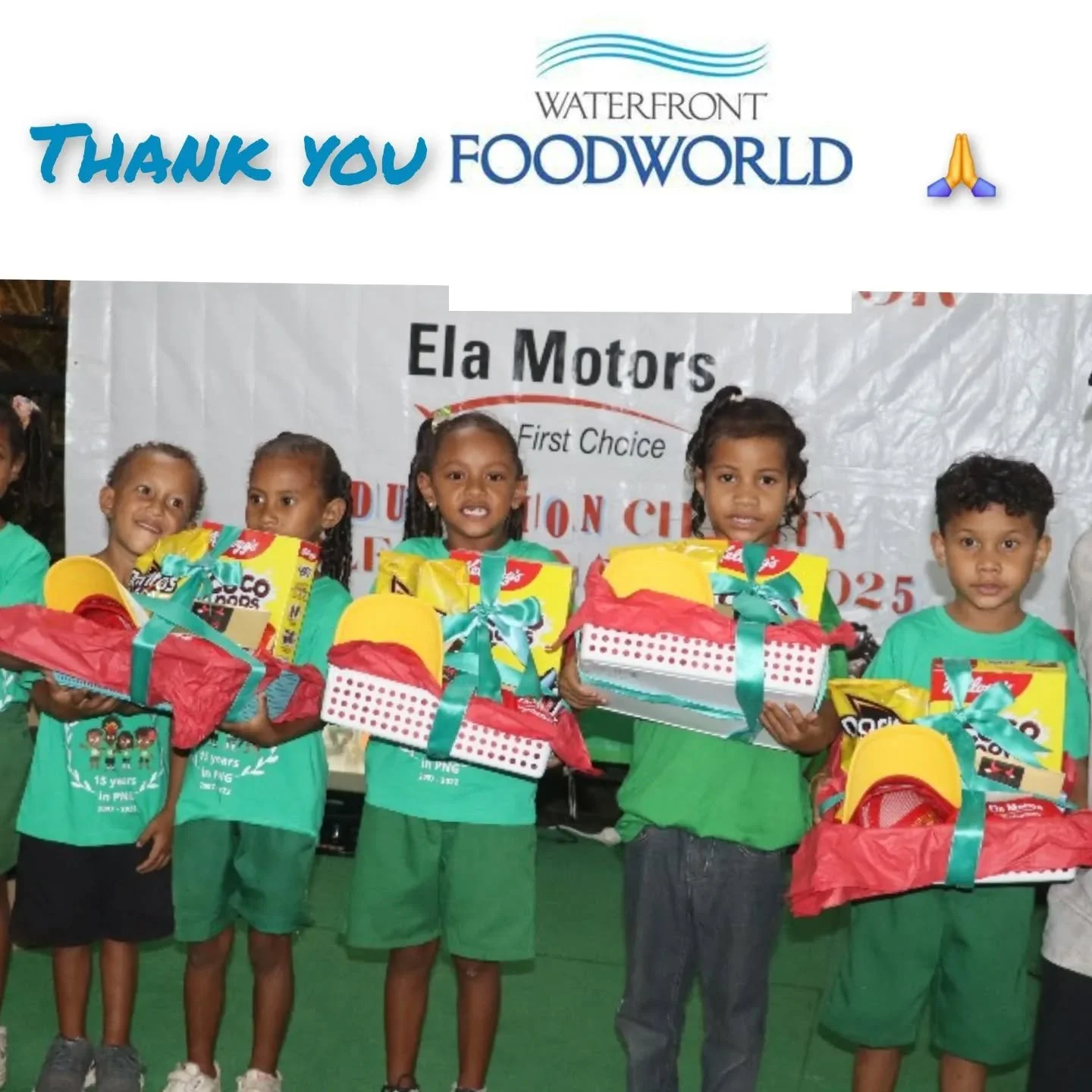 A big thank you to Waterfront Food World for your generous donation of ingredients and food supplies for both breakfast and dinner at the Buk bilong Pikinini Education Charity Golf Tournament!

 Your support made a huge difference, helping us serve u