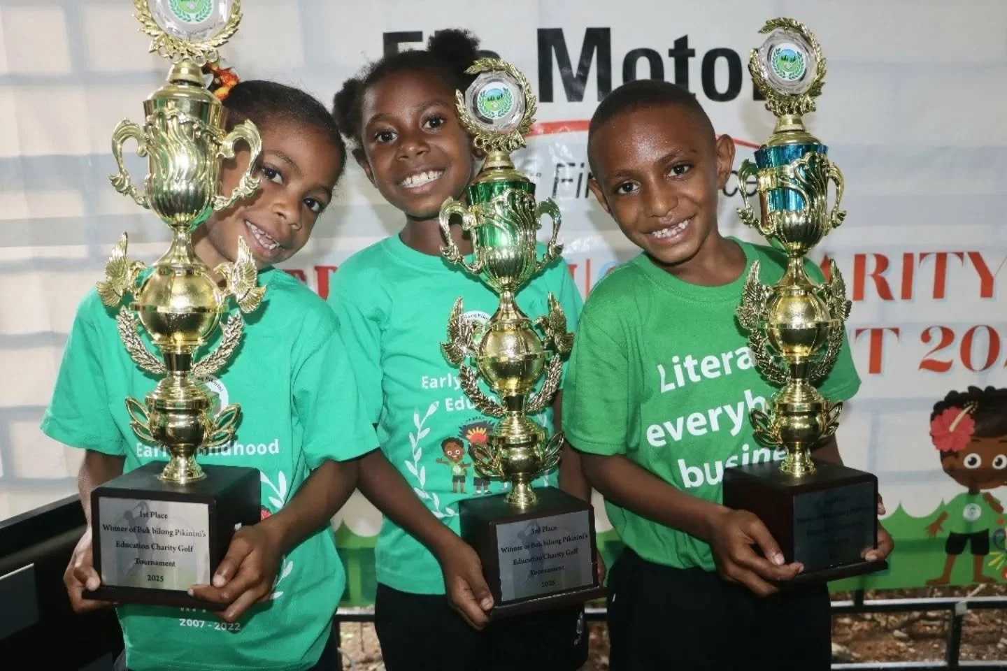 What an incredible day on the greens! 🌿⛳

A huge congratulations to our Champions Kumul Petroleum Holdings Team #2! 🥇👏
They proudly took home the champion&rsquo;s trophy and amazing prizes, including 40-inch Smart TVs sponsored by Ela Motors, alon