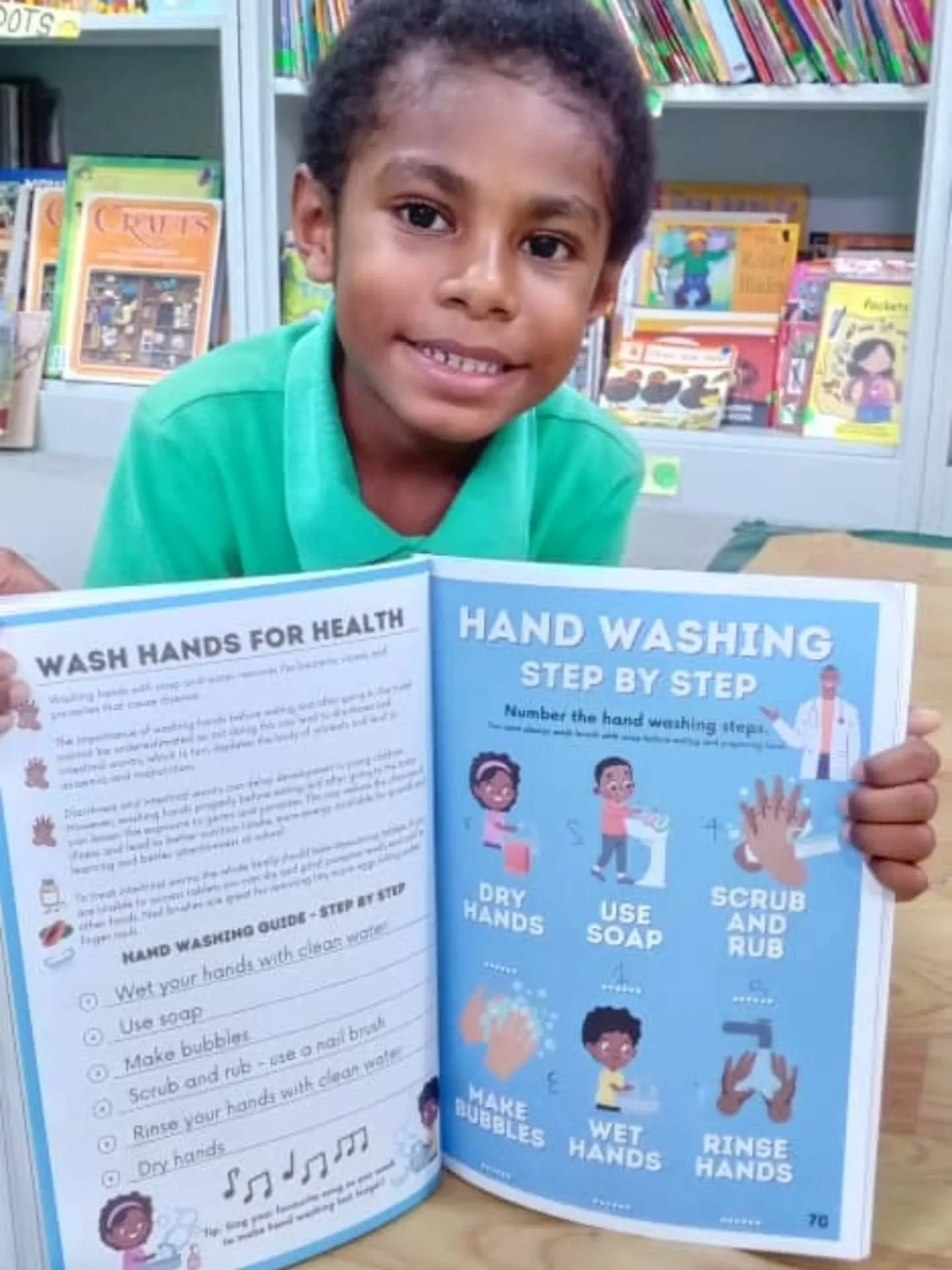 Healthy Bodies, Happy Smiles! 😄

At Buk bilong Pikinini, our Nutrition Education Program helps little learners build lifelong healthy habits from eating nutritious foods 🥦🍎 and keeping their hands clean 🧼✋ to looking after their teeth 🪥✨.
Throug