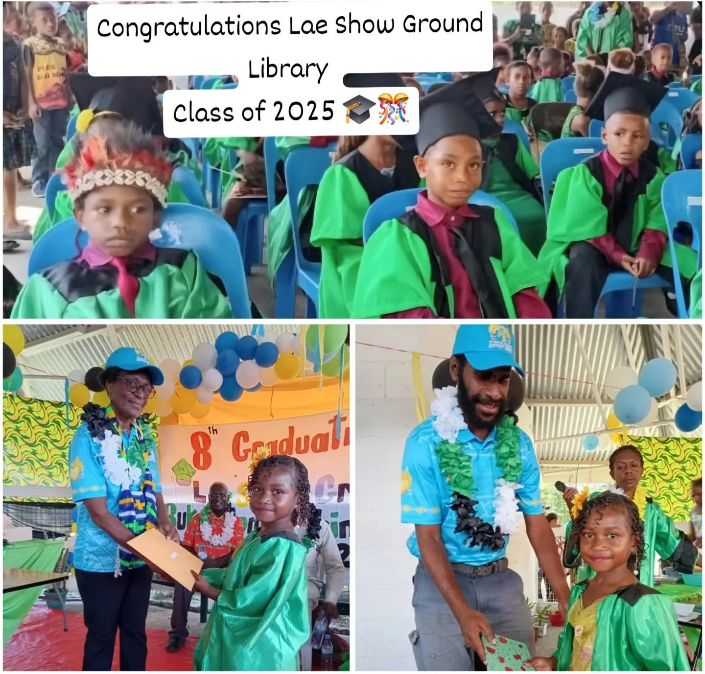 Early learning builds strong foundations for confidence, curiosity, and a lifelong love for reading. 📚✨

At Lae Show Ground Library, our children proudly completed their learning journey, celebrating a year filled with reading, creativity, and growt