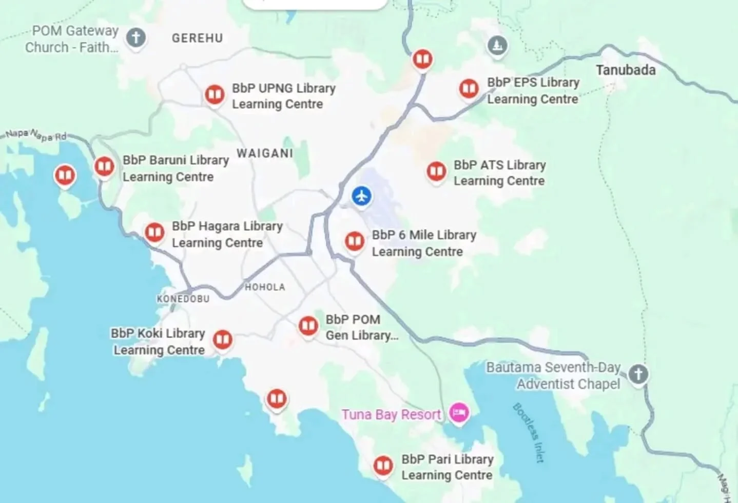 Buk Bilong Pikinini is pleased to inform our community that the security situation in Moresby South has stabilized and our libraries will resume normal operations. 

📍Koki
📍 Pari Library Learning Centre

We thank our parents, caregivers, and commun