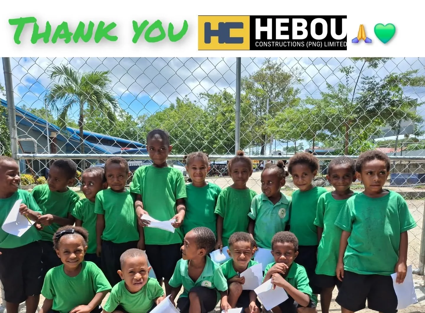 A big thank you to Hebou Construction for their generous support and assistance with the fencing at our Six Mile Library.
Your contribution has helped create a safer and more secure environment for our children, giving them a better space to learn, r