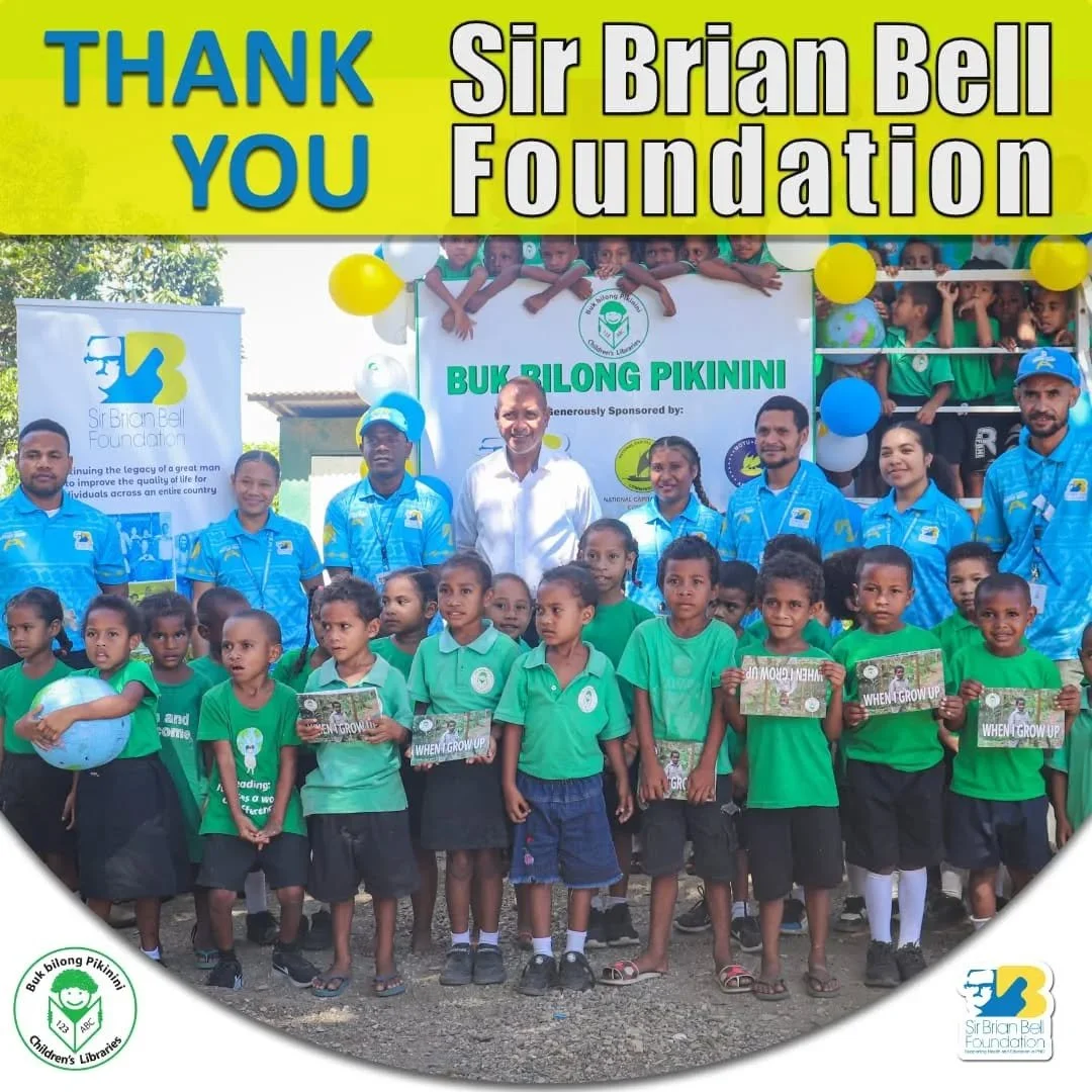 Buk bilong Pikinini marked World Earth Day at its Pari Library Learning Centre in partnership with the Sir Brian Bell Foundation (SBBF), whose support valued at over K600,000 annually continues to play a vital role in delivering literacy and learning